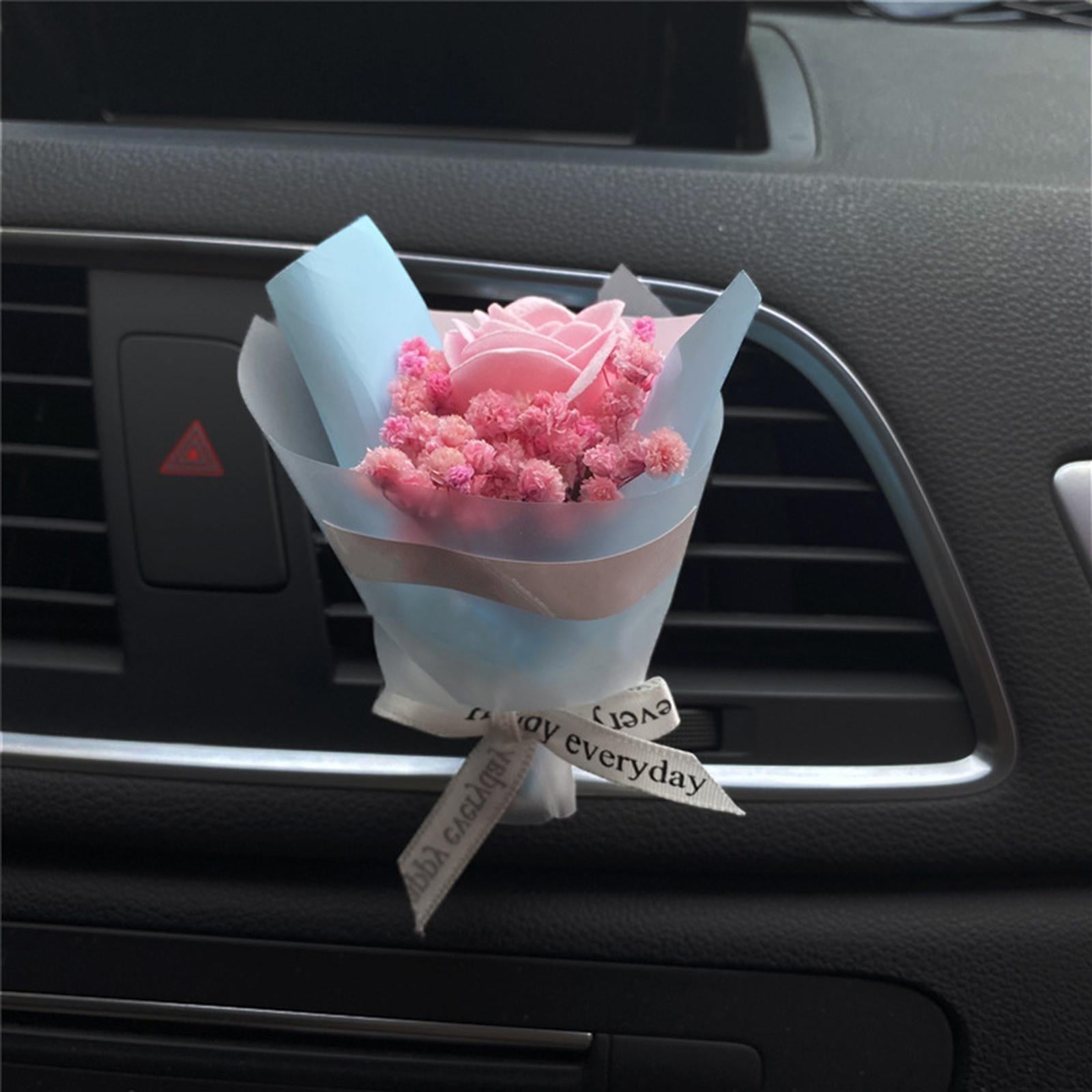 4xFashion Car Air Vent Clip Interior Decoration for Truck Bedroom Office Blue Pink
