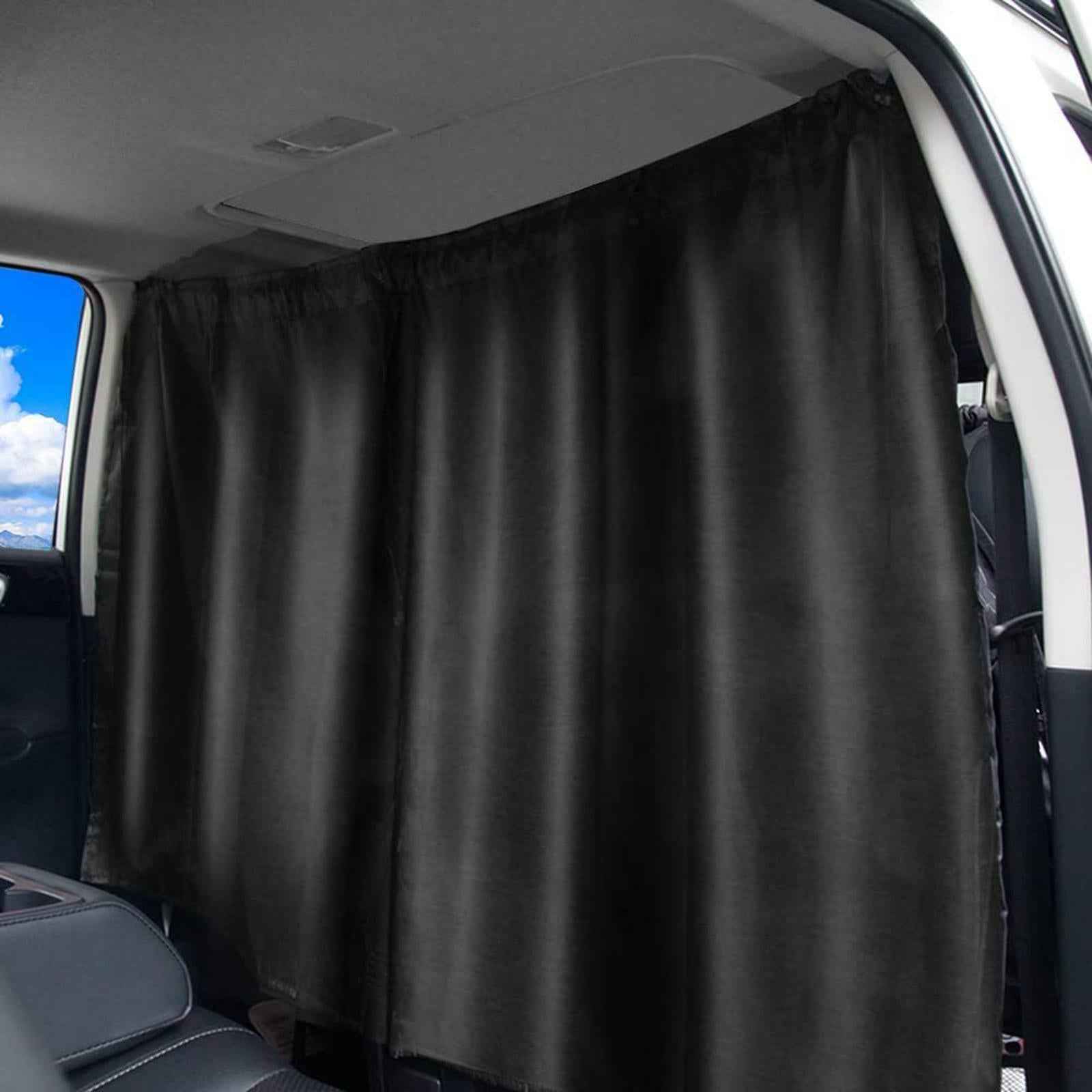 Car Privacy Curtains Blackout Accessories Easy Installation for Nap 2 Dividers Taffeta