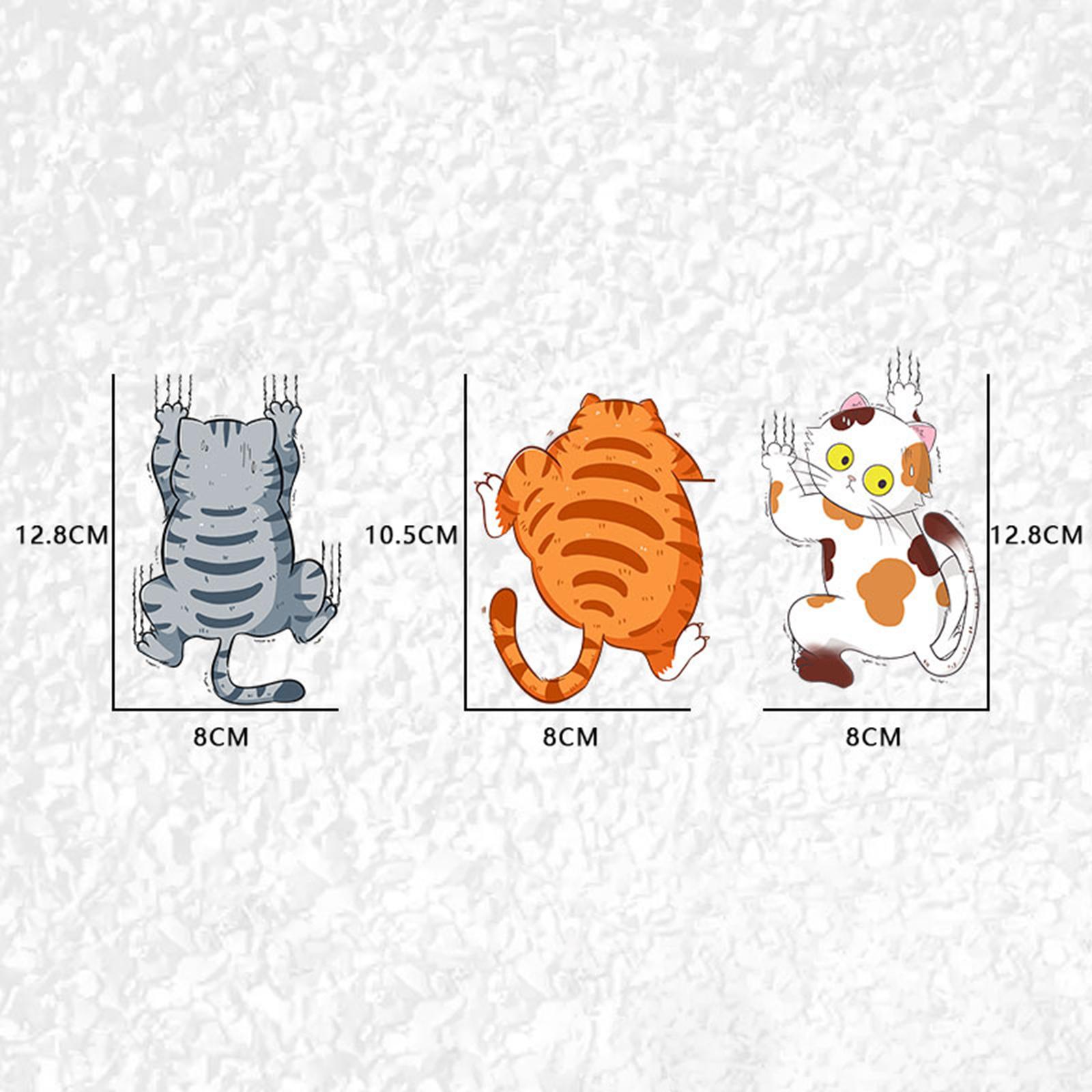 3x3x Funny Cat Sticker for car Decal Bumper Stickers for cars