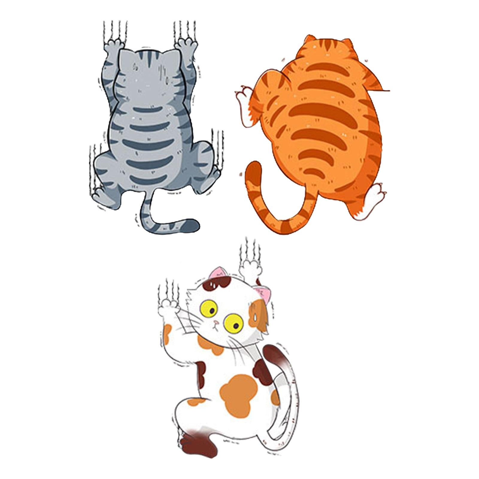 3x3x Funny Cat Sticker for car Decal Bumper Stickers for cars