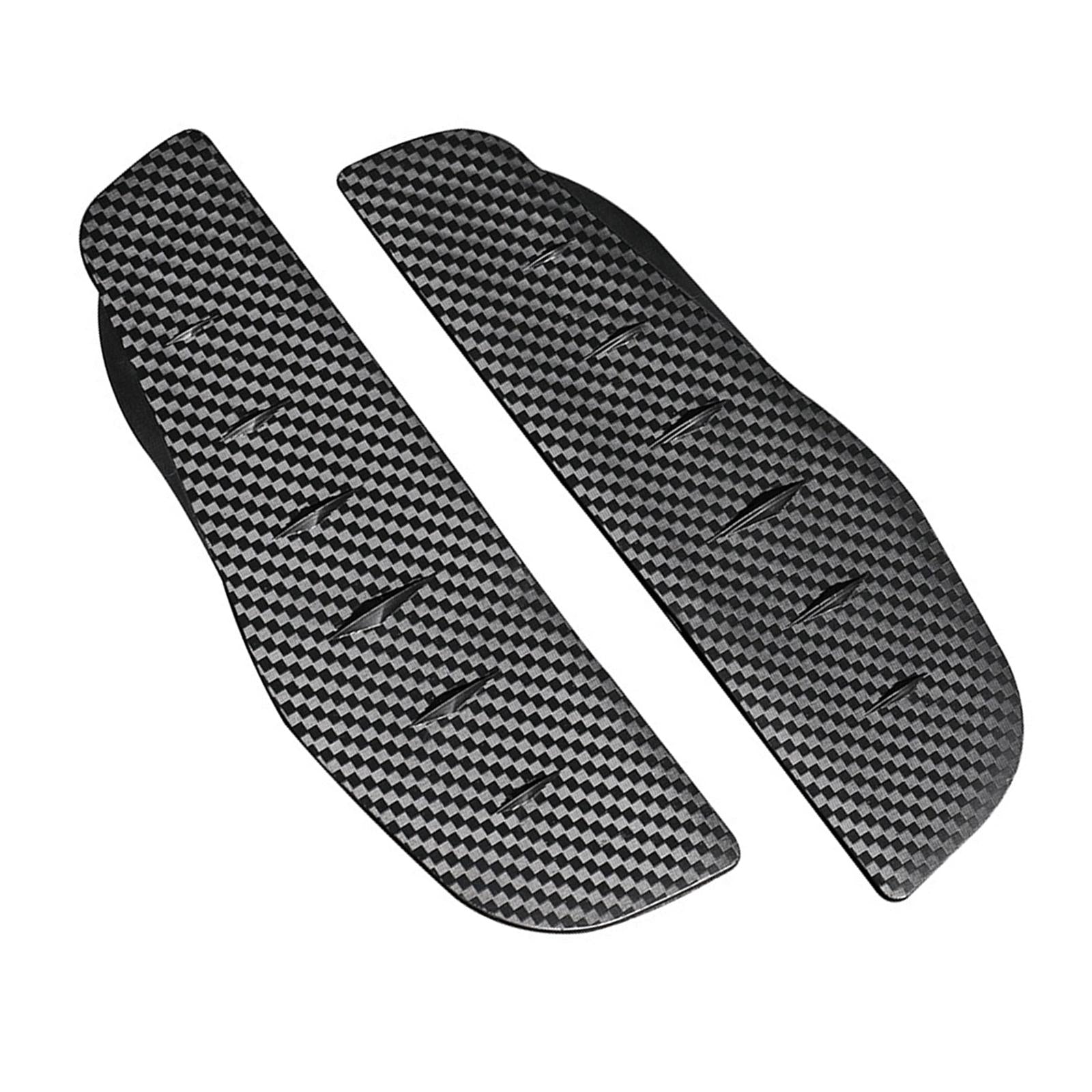 3xCar Rear View Side Mirror Rain Eyebrow Mirror Cover Visor Guard for Car