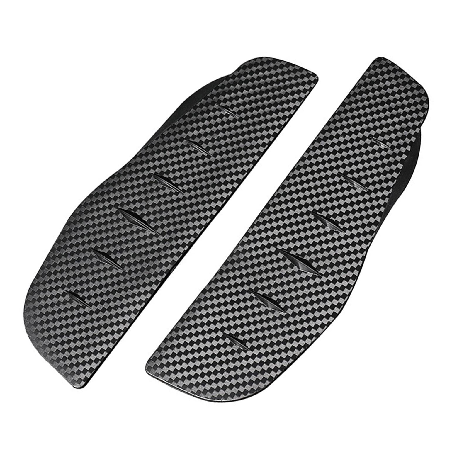 3xCar Rear View Side Mirror Rain Eyebrow Mirror Cover Visor Guard for Car