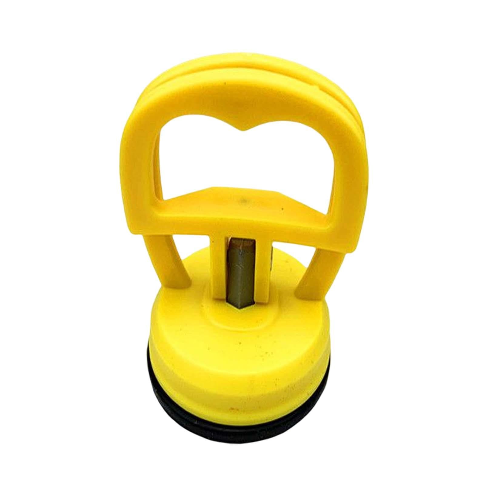 4xSuction Cup Dent Puller Powerful Handle Lifter for Car Body Dent Mirror Yellow