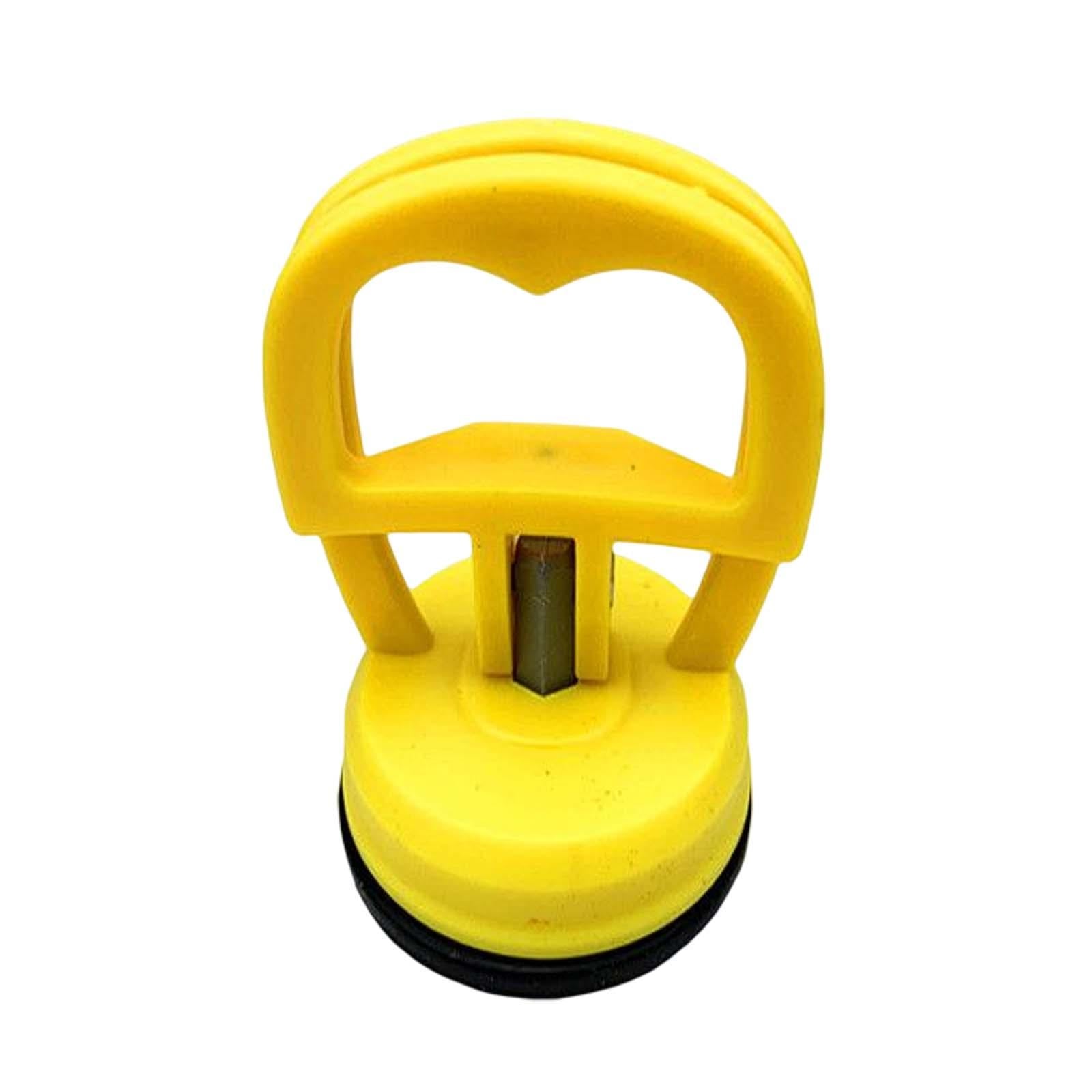 2xSuction Cup Dent Puller Powerful Handle Lifter for Car Body Dent Mirror Yellow