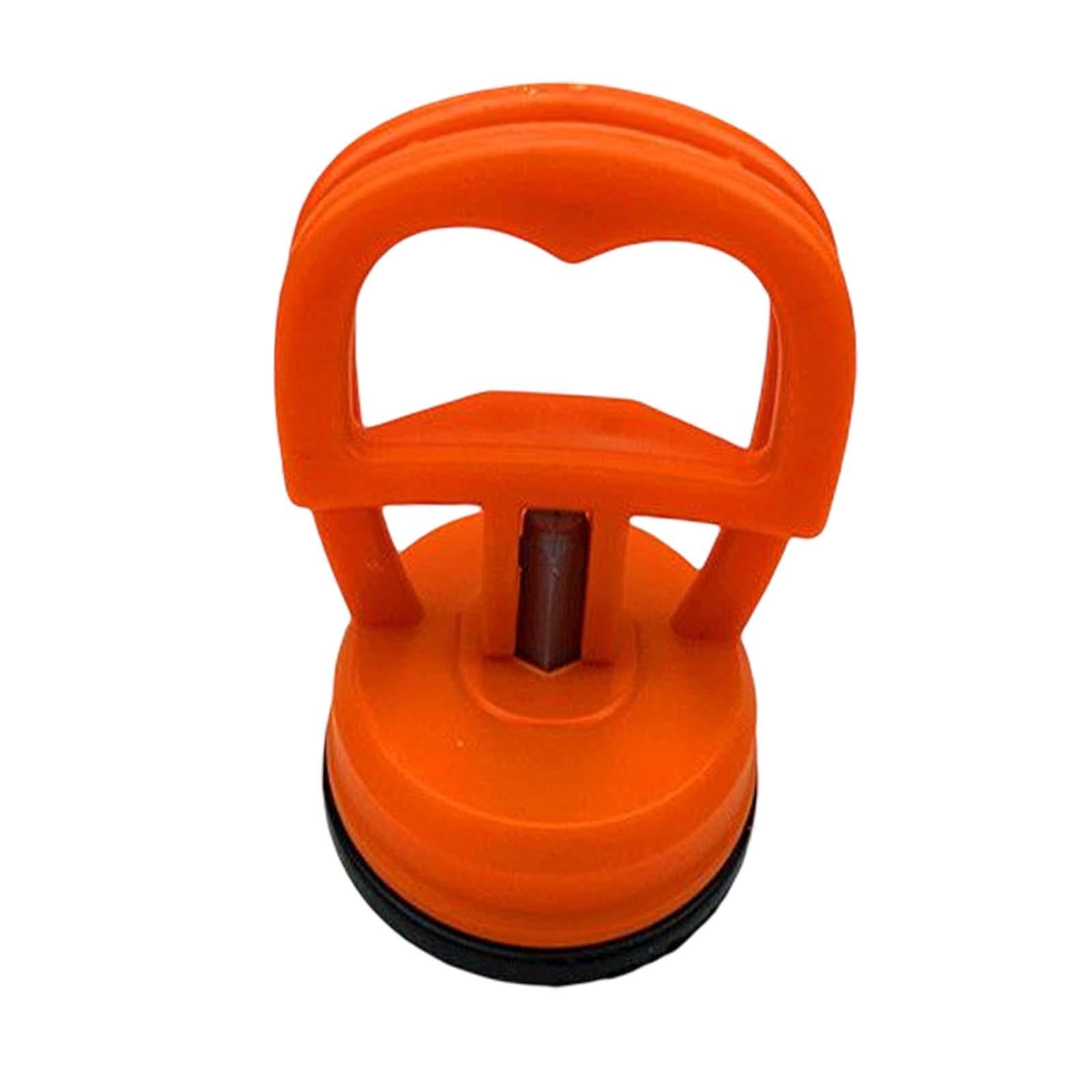 3xSuction Cup Dent Puller Powerful Handle Lifter for Car Body Dent Mirror Orange
