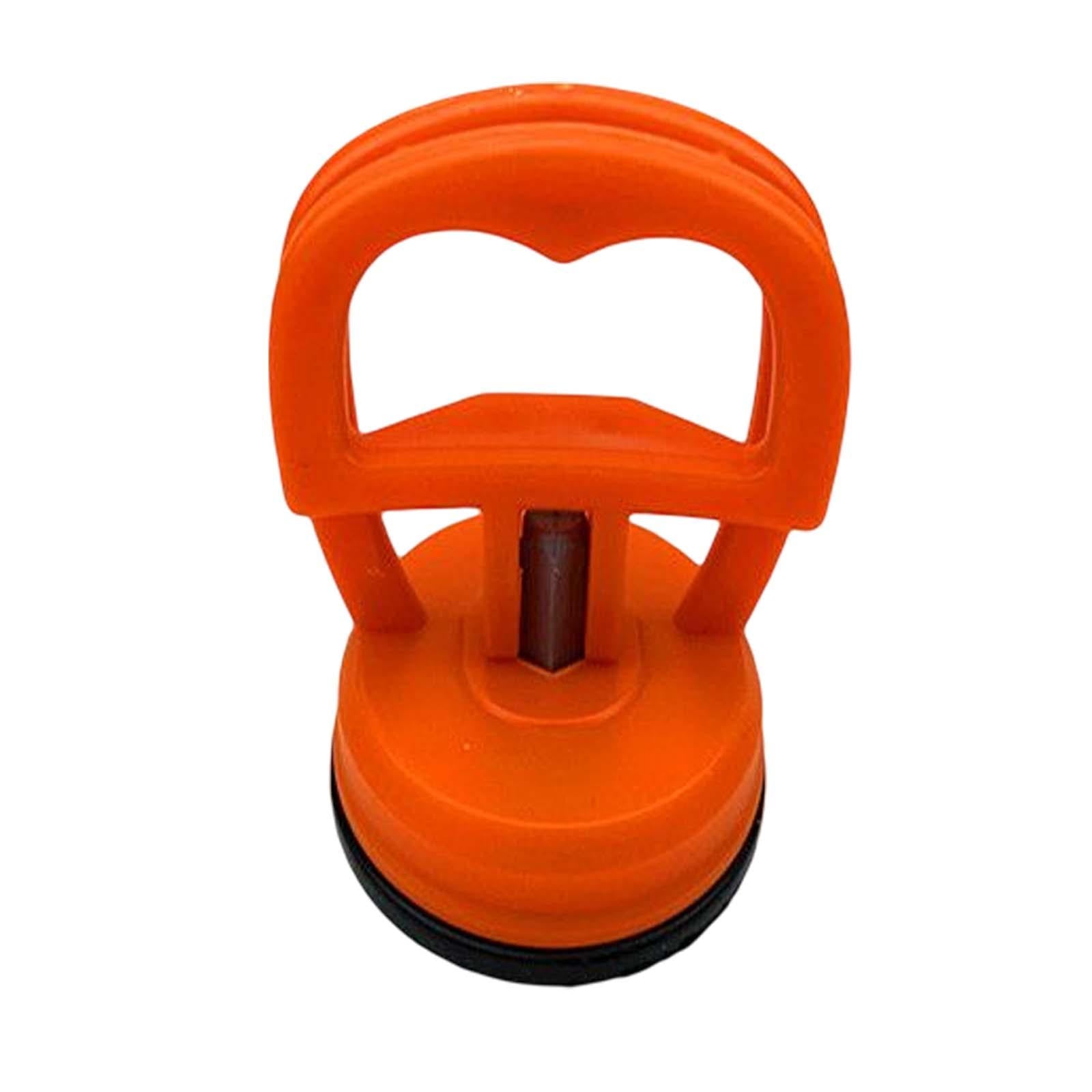 4xSuction Cup Dent Puller Powerful Handle Lifter for Car Body Dent Mirror Orange