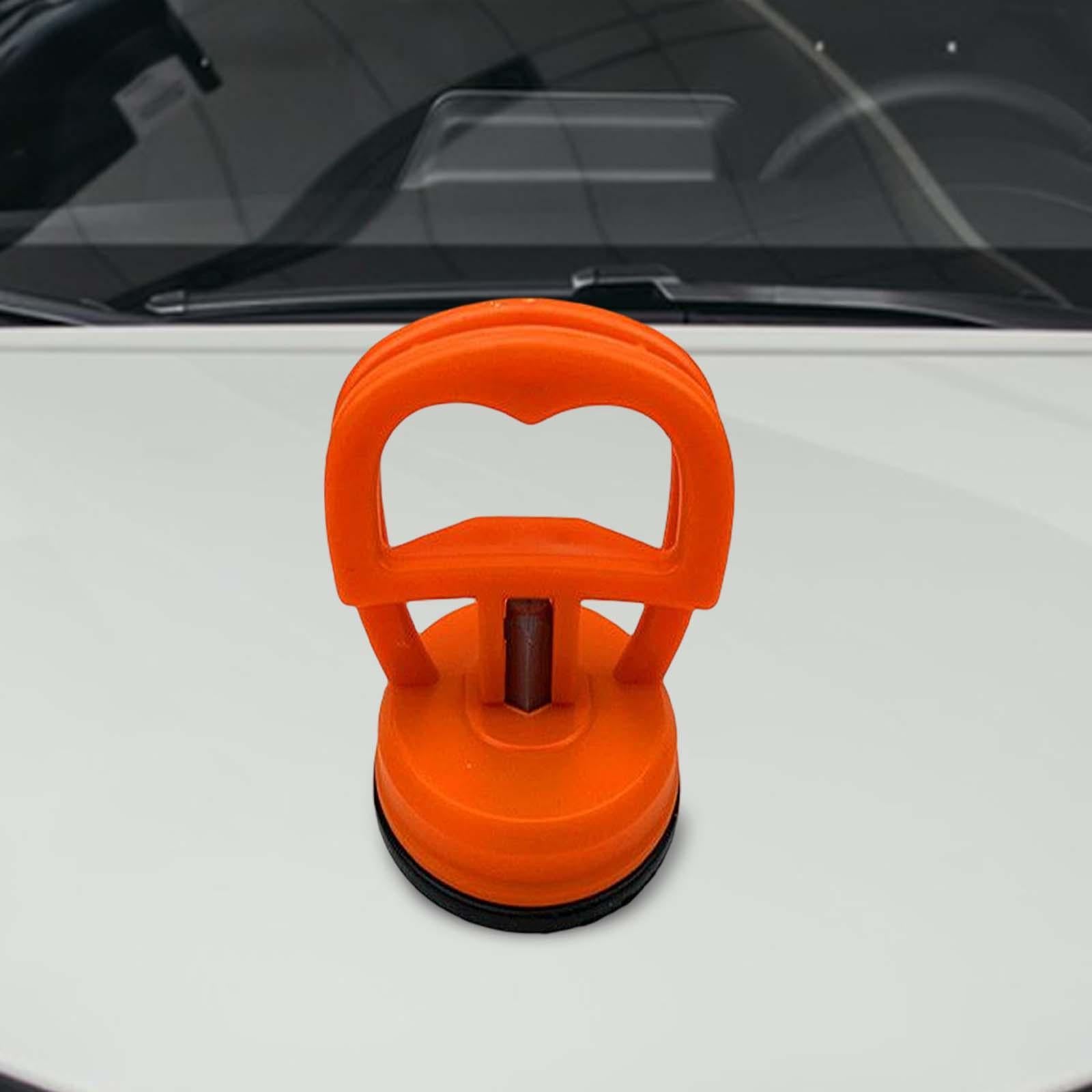 2xSuction Cup Dent Puller Powerful Handle Lifter for Car Body Dent Mirror Orange