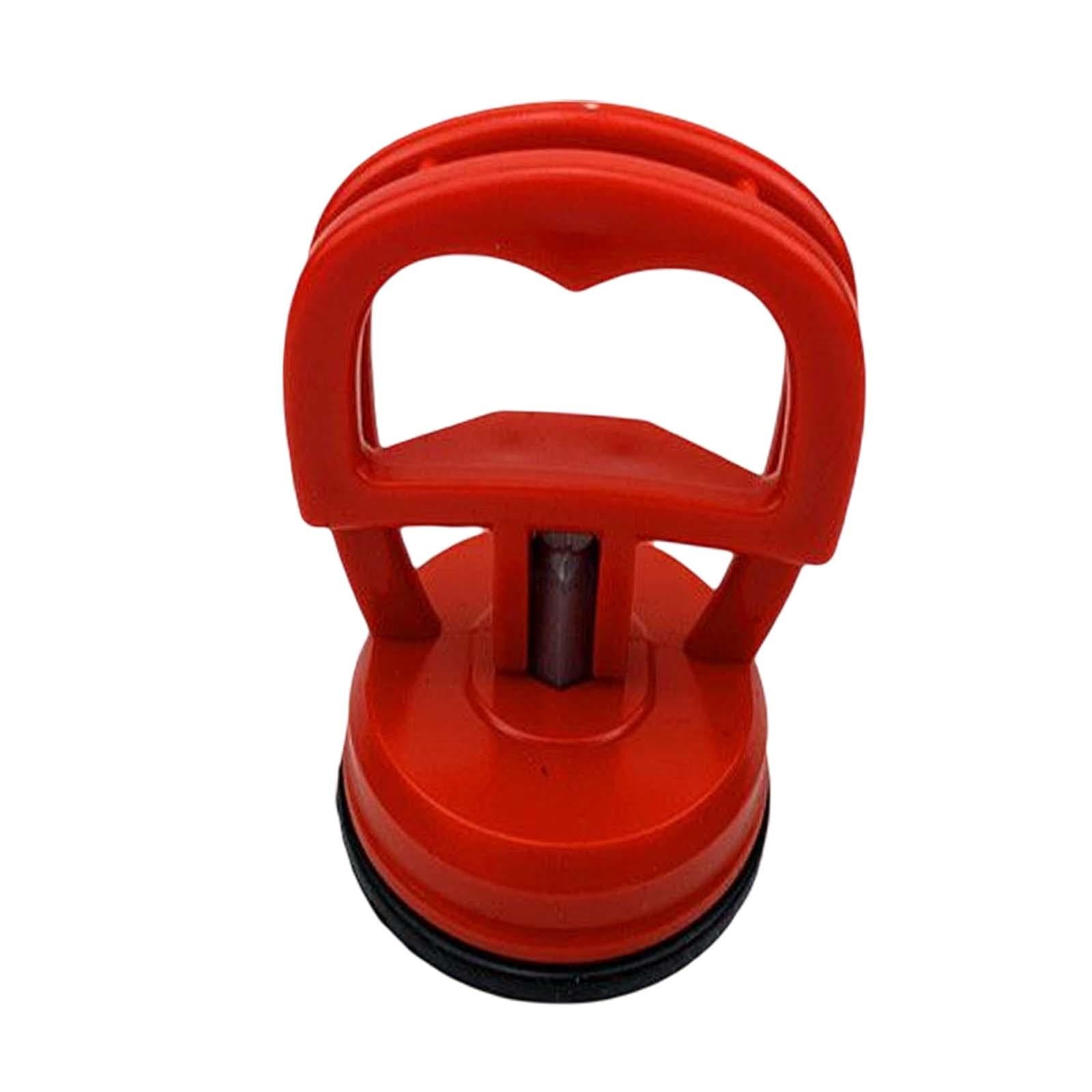2xSuction Cup Dent Puller Powerful Handle Lifter for Car Body Dent Mirror Red