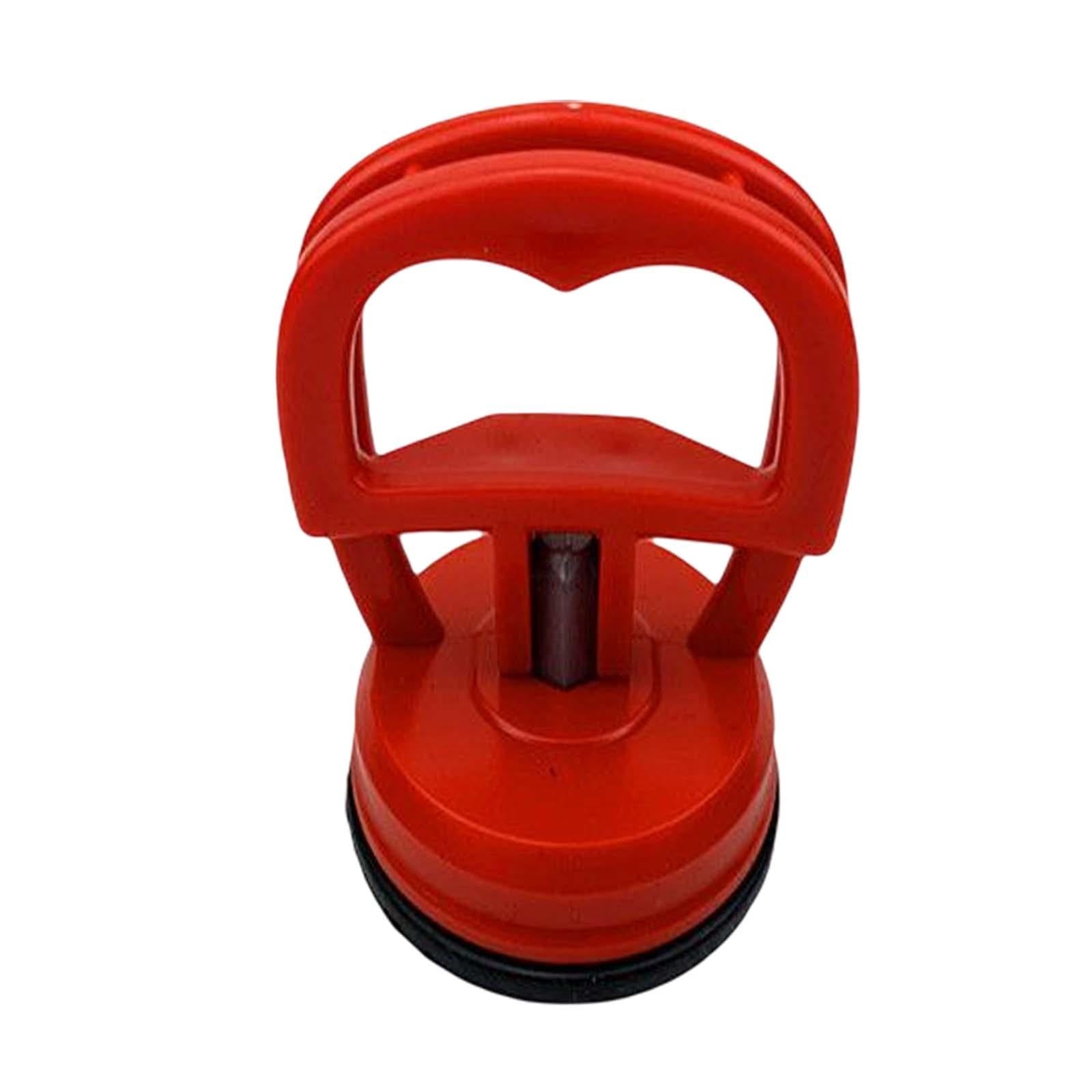 3xSuction Cup Dent Puller Powerful Handle Lifter for Car Body Dent Mirror Red