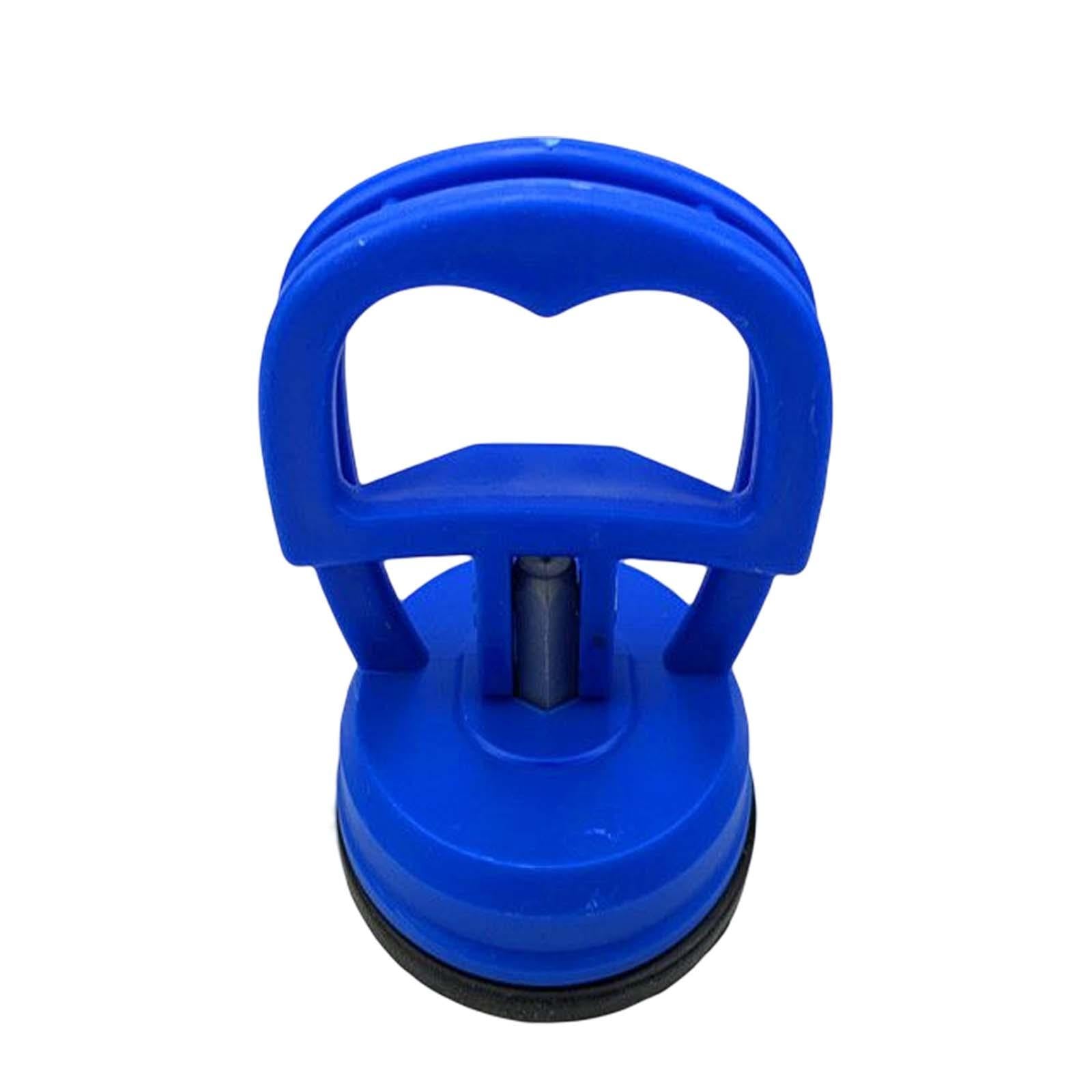 2xSuction Cup Dent Puller Powerful Handle Lifter for Car Body Dent Mirror Blue OPP Bag