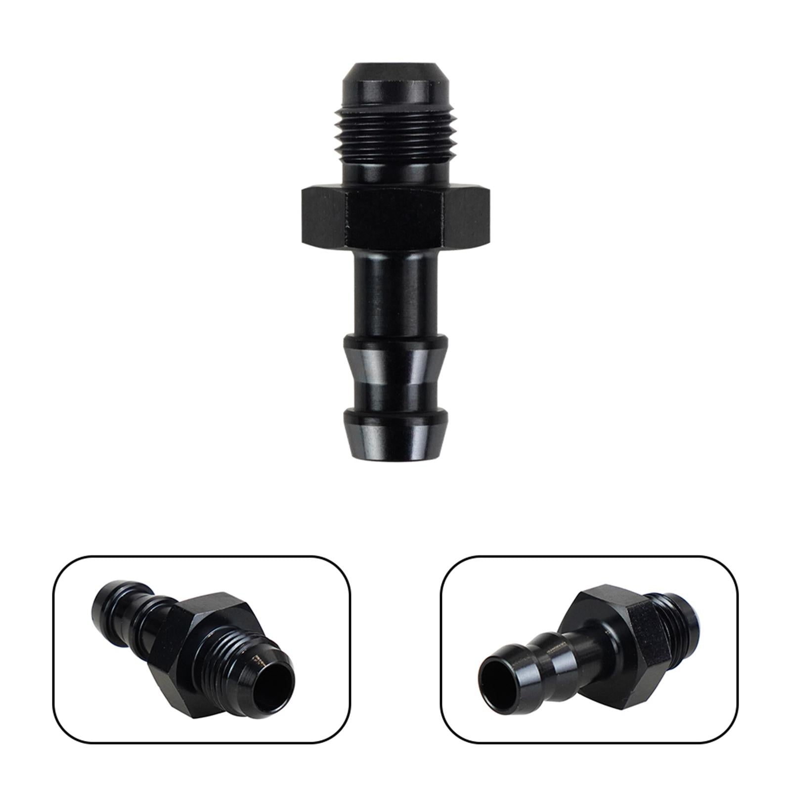 2x6AN to 3/8 Fuel Line Hose Fitting 6AN Male to 3/8in Push on Barbed Connector