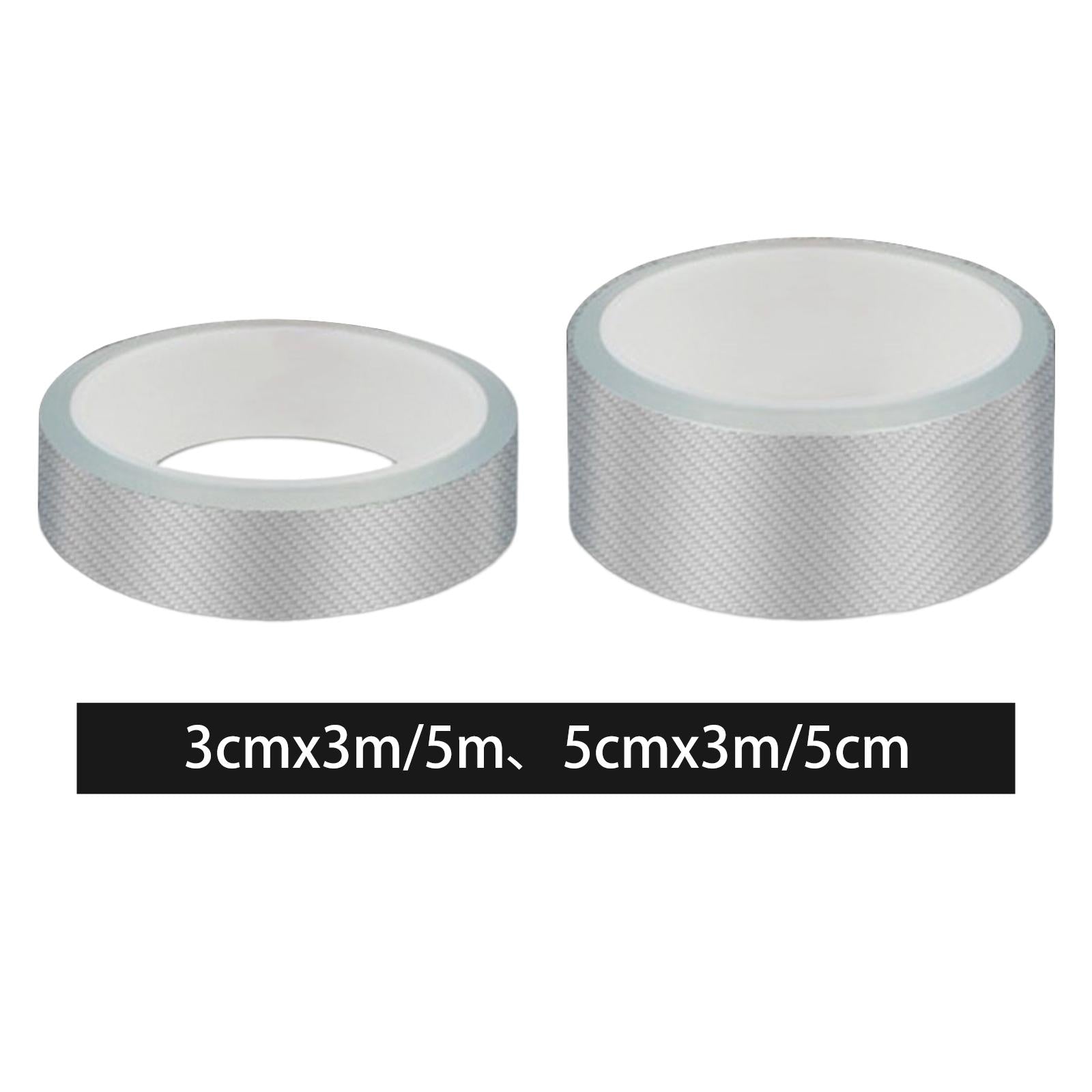 3xCar Door Edge Guards Transparent Invisible Carbon Fiber Door Sill Protector 3cmx3meter