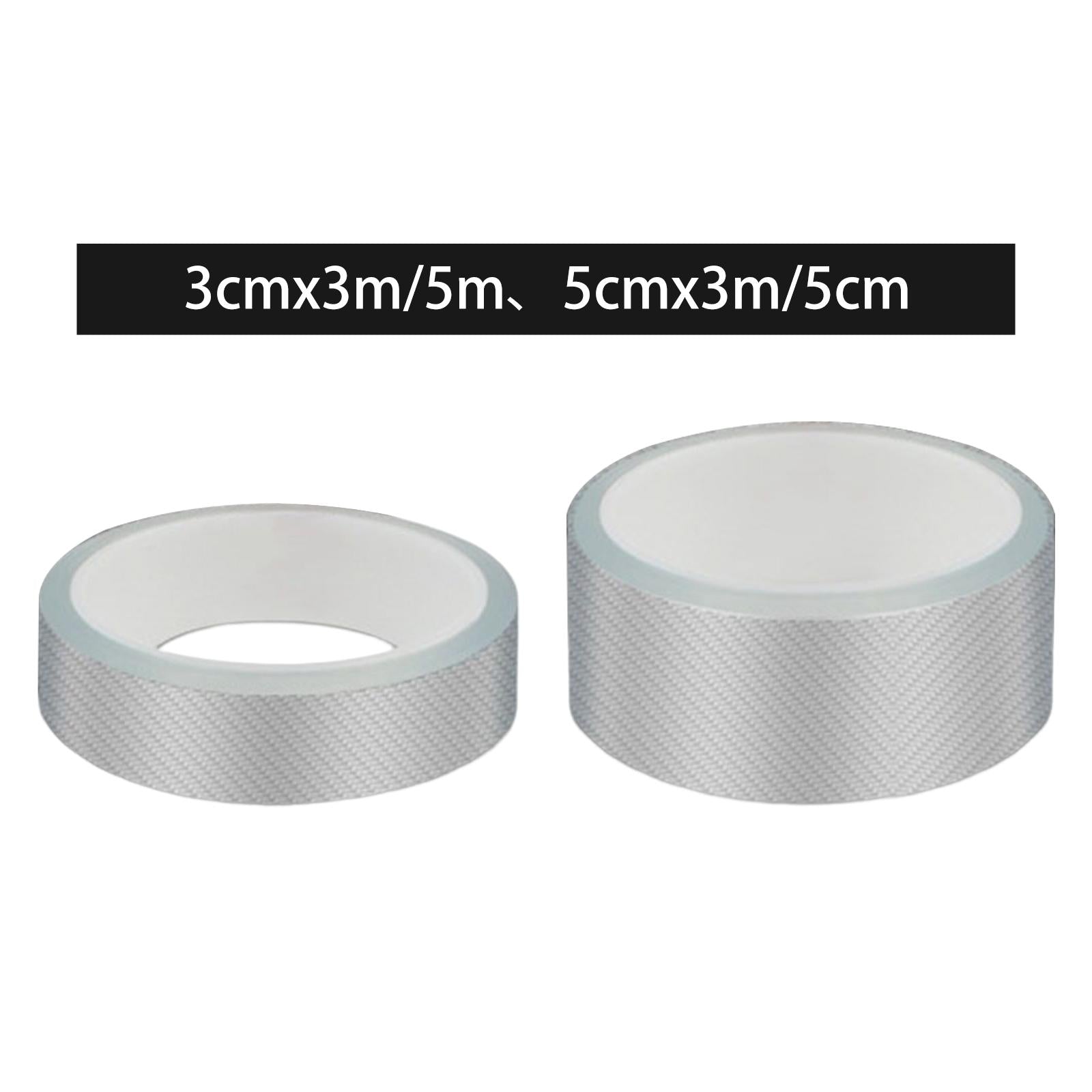 2xCar Door Edge Guards Transparent Invisible Carbon Fiber Door Sill Protector 3cmx3meter