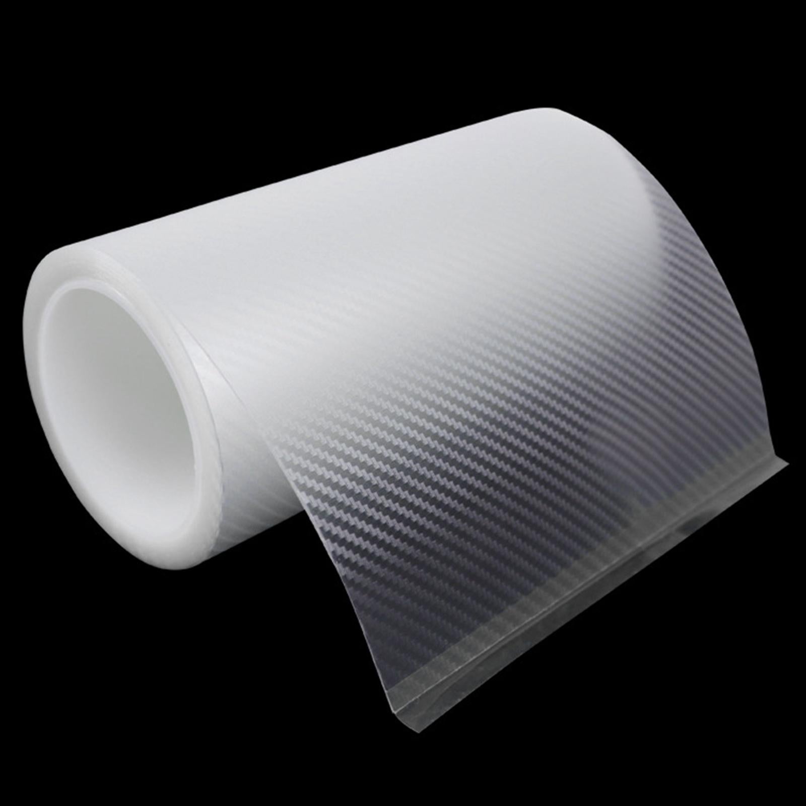 4xCar Door Edge Guards Transparent Invisible Carbon Fiber Door Sill Protector 3cmx3meter