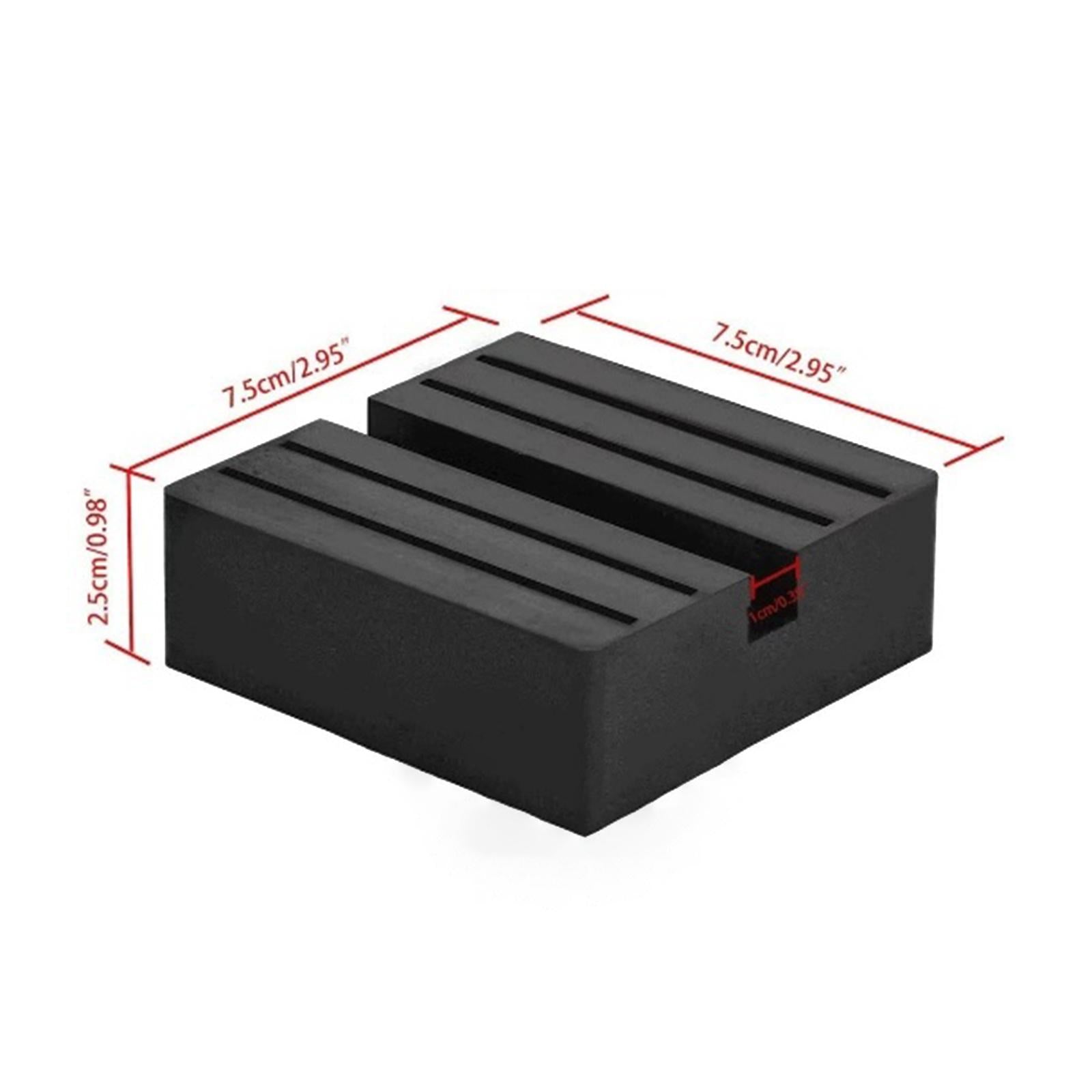 4xCar Jack Rubber Pad Universal Automotive Rail Pinch Weld Adapter Accessory