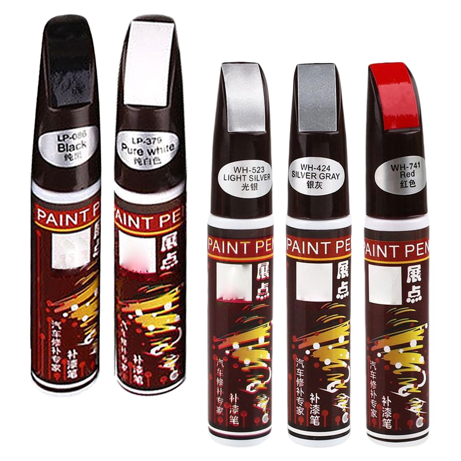 3xTouch up Auto Paint 2 in 1 Touch up Paint Pen Accessories Car Scratch Repair Black