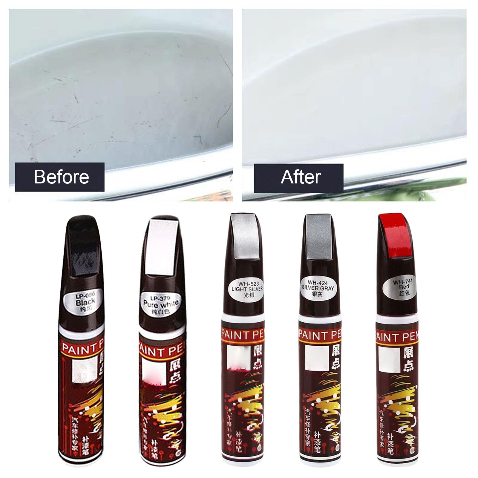 3xTouch up Auto Paint 2 in 1 Touch up Paint Pen Accessories Car Scratch Repair Black