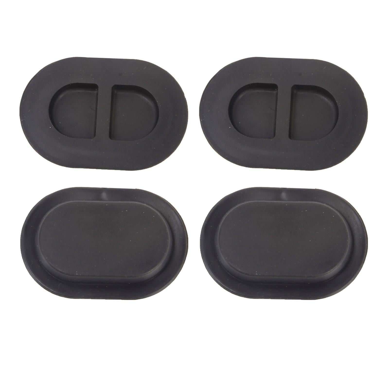 3x4 Pieces Floor Pan Drain Plugs Replace Black for Jeep Wrangler JL 2018+