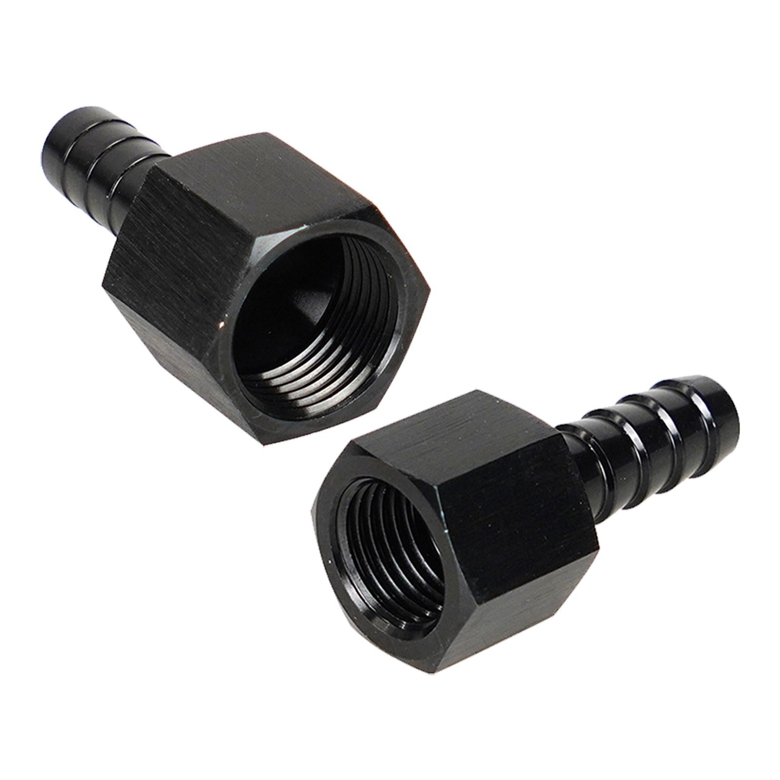 4x6AN to 3/8 Fuel Line Hose Fitting 6AN to 3/8in Push on Barb Pipe Connector AN6