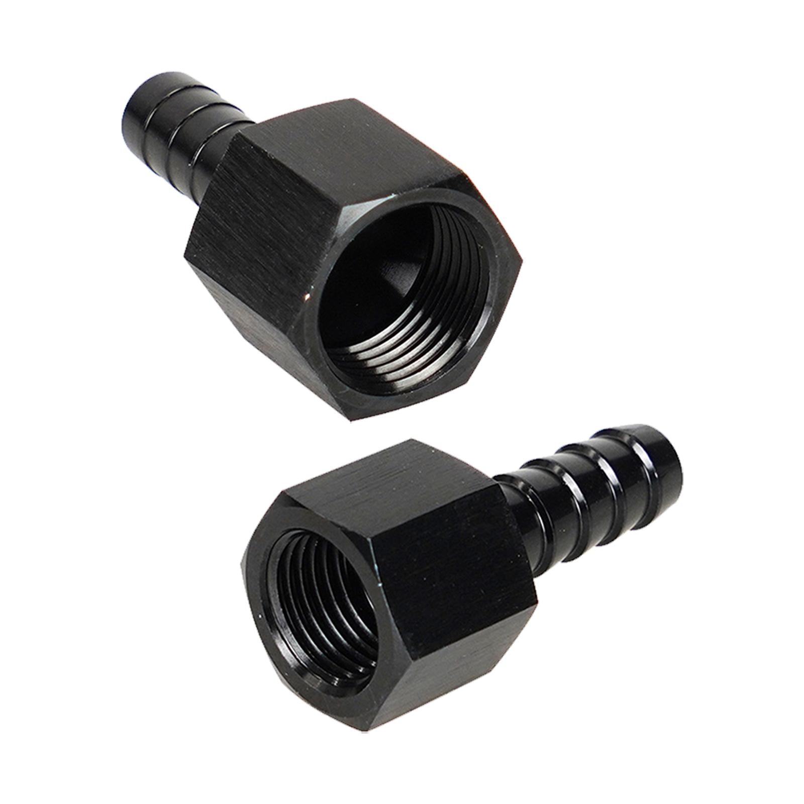 3x6AN to 3/8 Fuel Line Hose Fitting 6AN to 3/8in Push on Barb Pipe Connector AN6