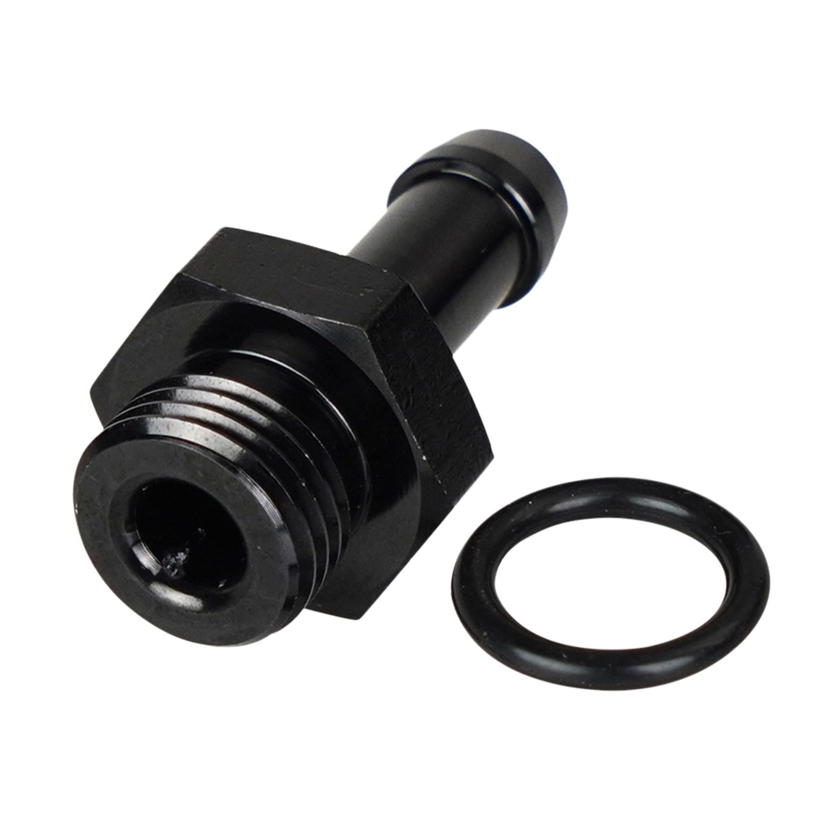 2x6 AN 6AN Male Flare to 5/16 Push on Hose Barb Fitting Fuel Oil Line Adapter"