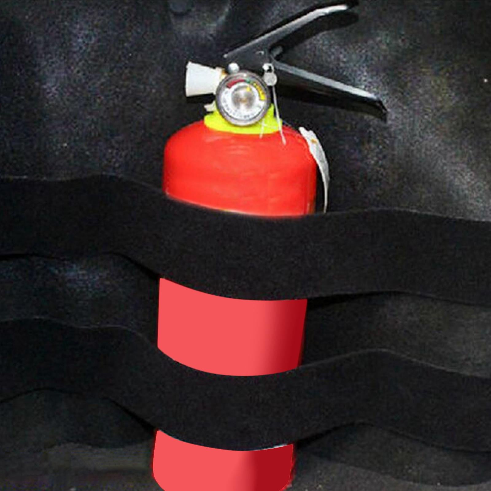 3x4Pcs Fire Extinguisher Mount Strap Adjustable Fire Extinguisher Mount Holder
