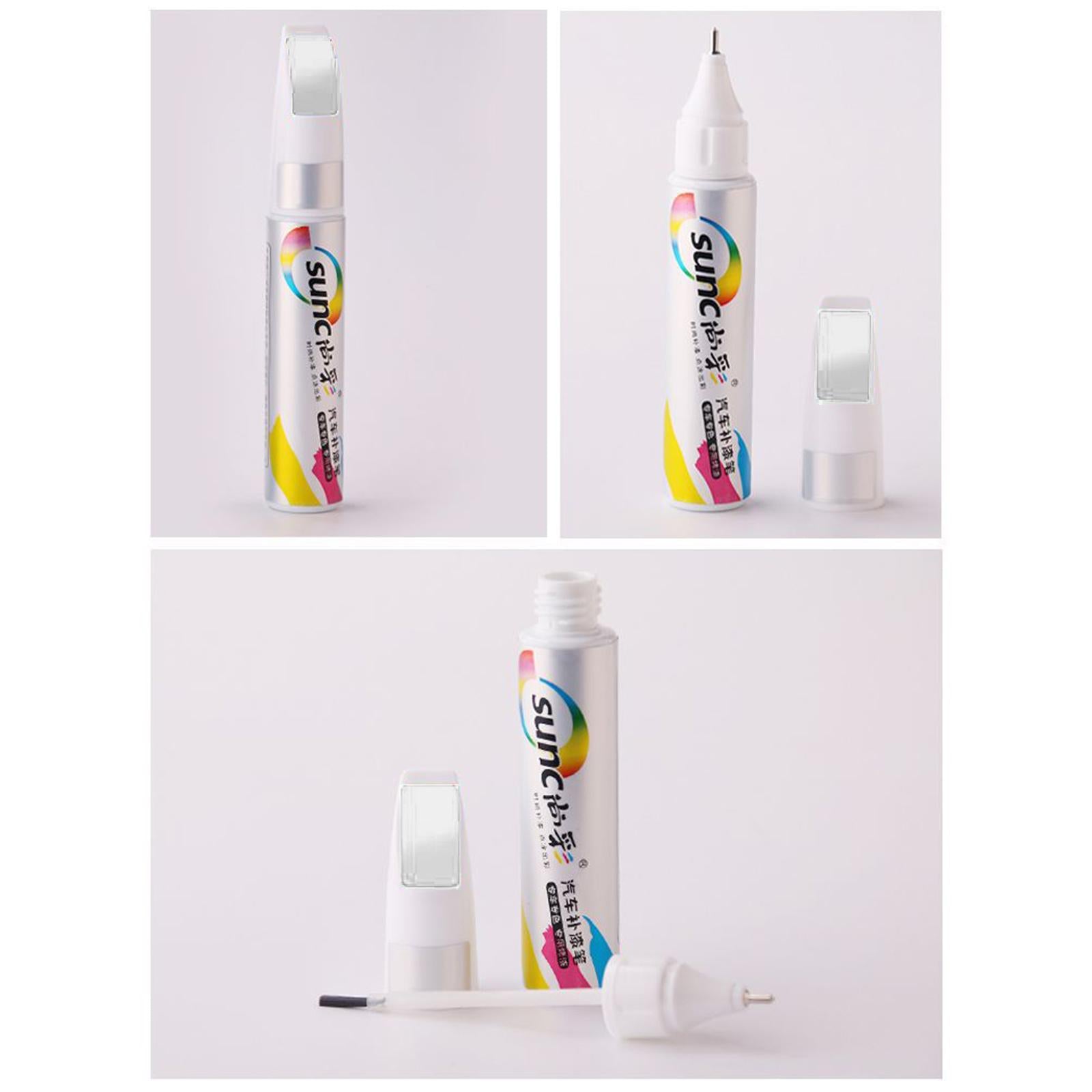 3xCar Touch up Paint Pen Quick Drying 12ml Car Scratch Repair Pen for Byd White