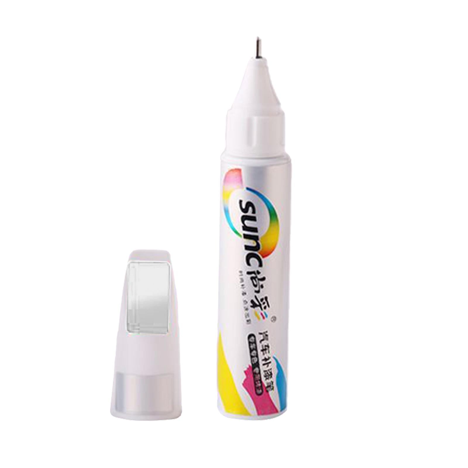 2xCar Touch up Paint Pen Quick Drying 12ml Car Scratch Repair Pen for Byd White