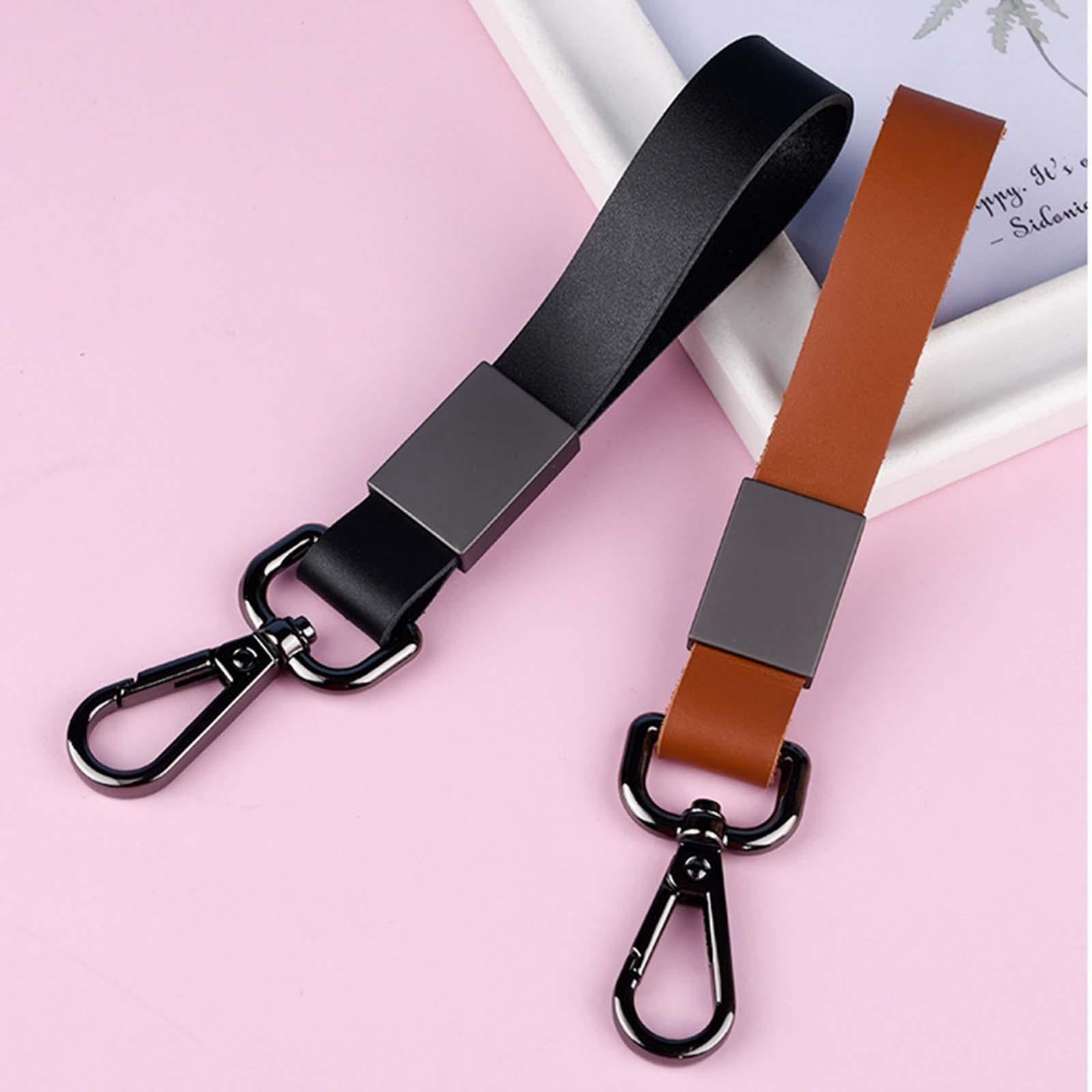 4xMen Car Keychain Anti Lost Metal Clip Key Fob Keychain Valentine's Day Gifts Black