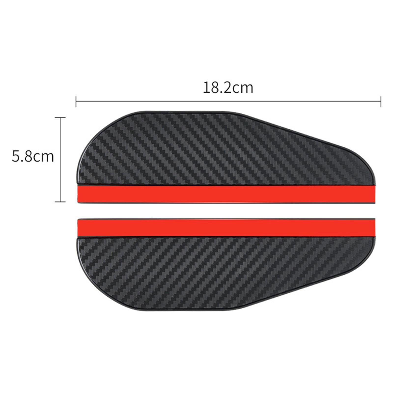3xMirror Cover Visor Guard Accessory Professional Car Side Mirror Rain Guard