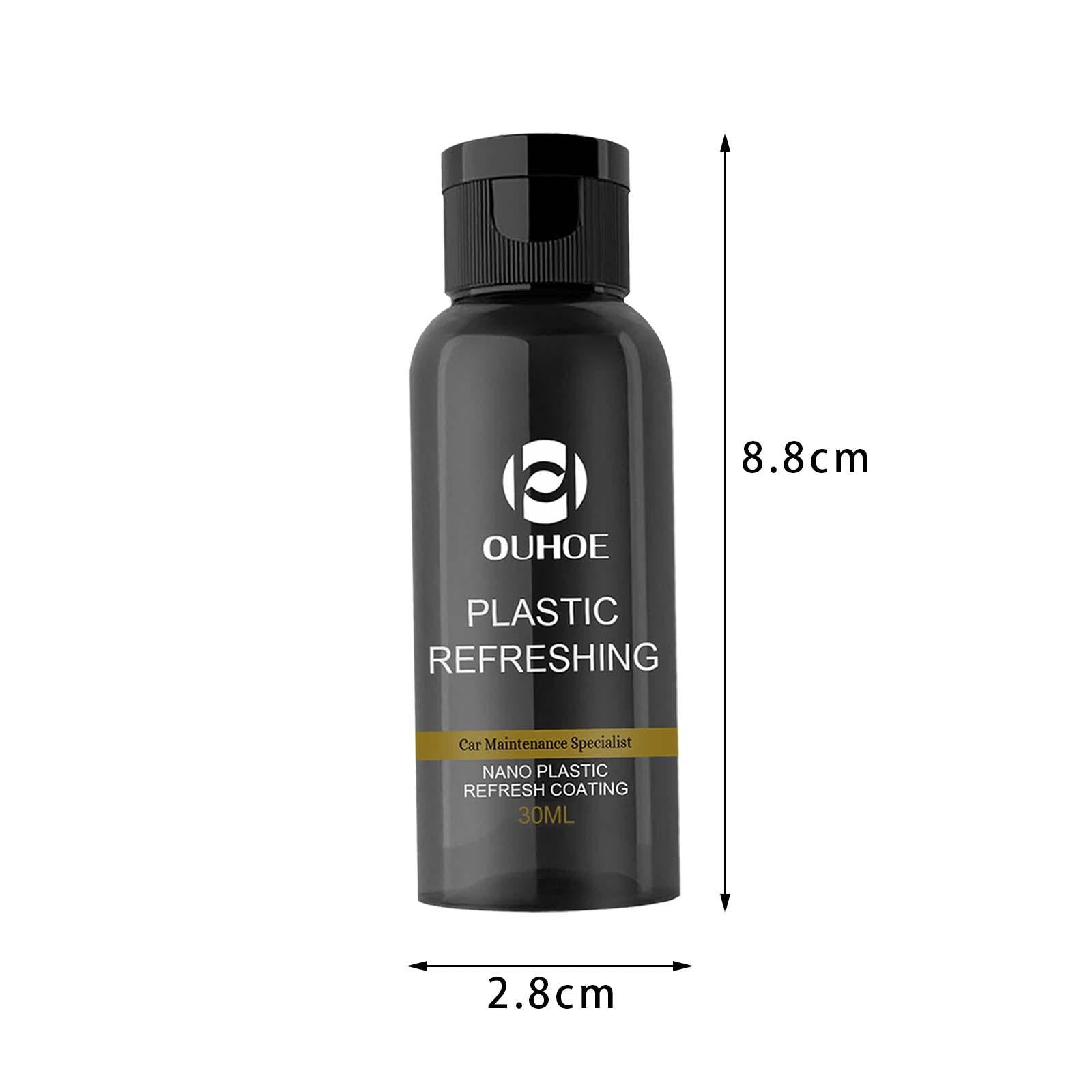 2xCar Plastic Restorer Plastic Revitalizing Coating Agent for Trucks Cars 30ml
