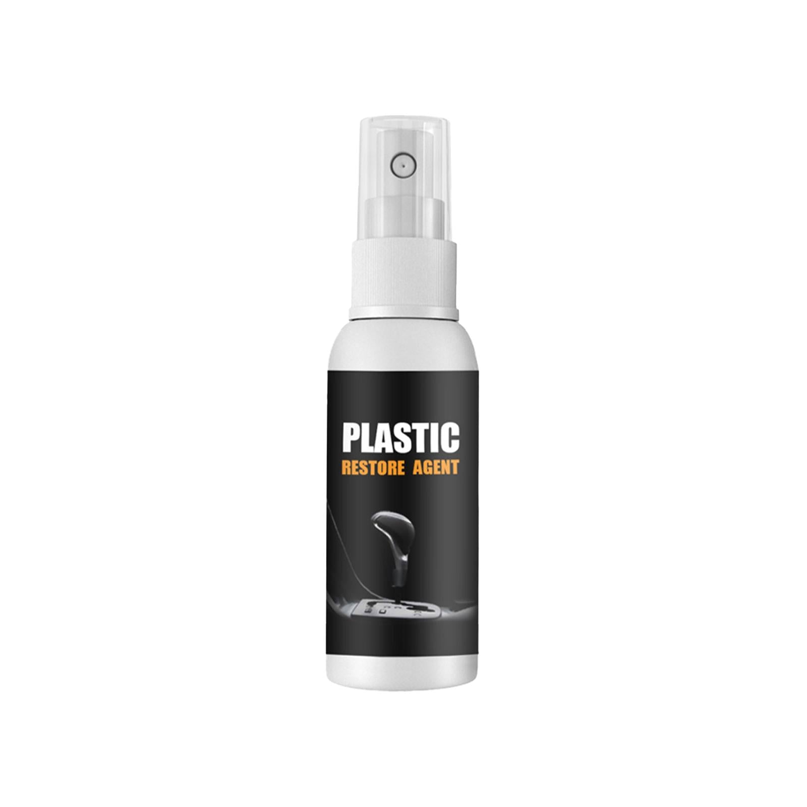 2xCar Plastic Refreshing Agent Car Plastic Restorer for Vinyl Rubber Trim 50ml