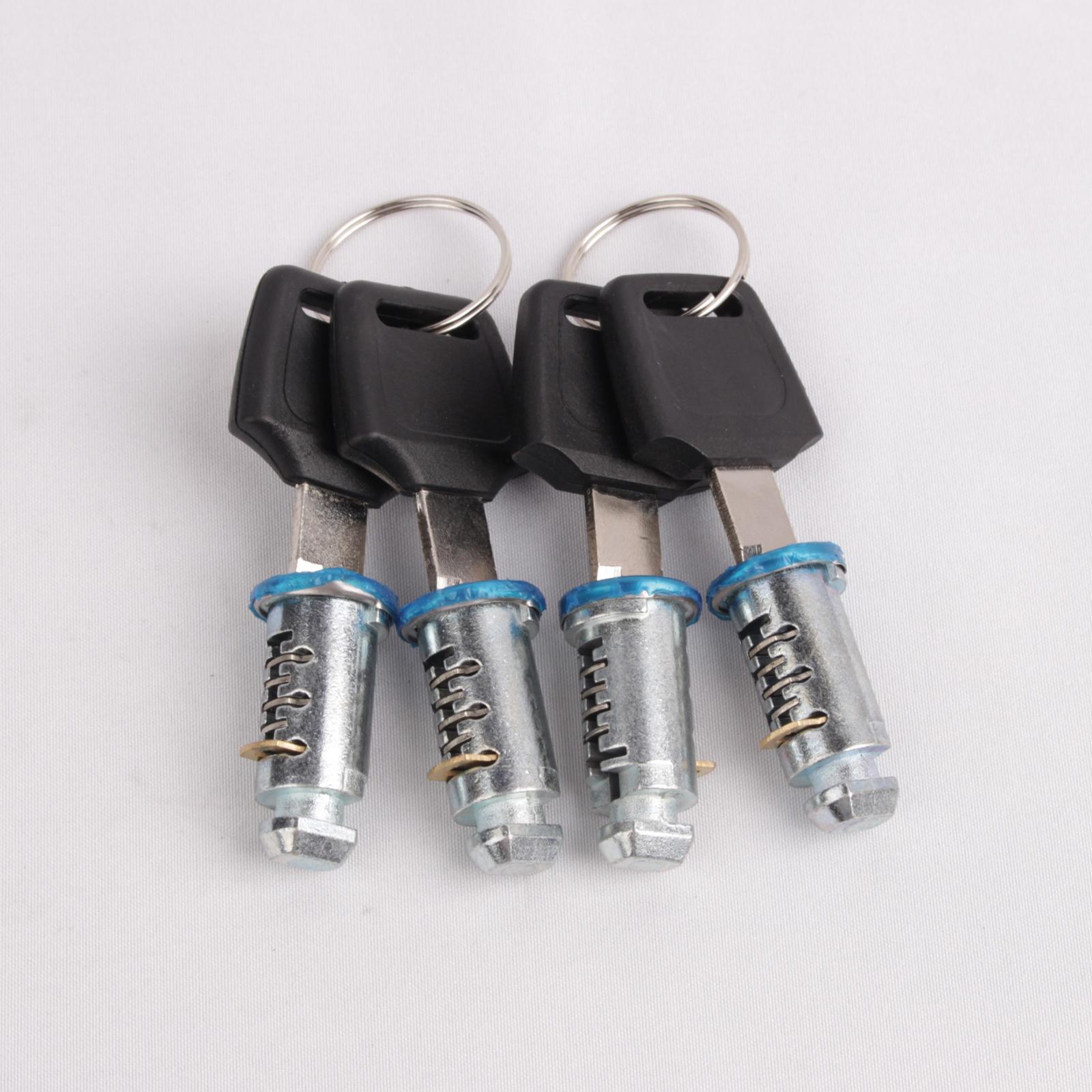 2xCross Bars Locks and Key SUV Professional Parts Car Rack Locks Kit Accessory