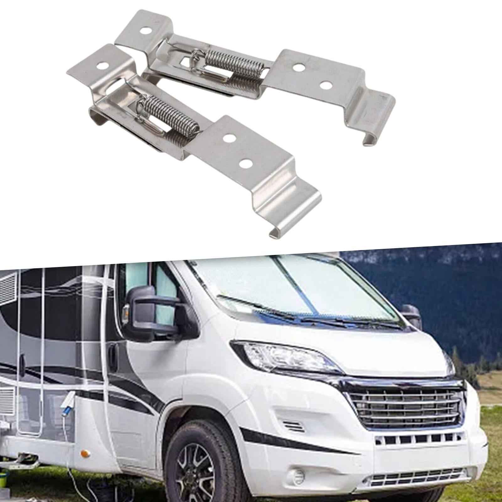 2x Cars License Plate Cover Auto Trailer Number Plate Clips for RV Quality