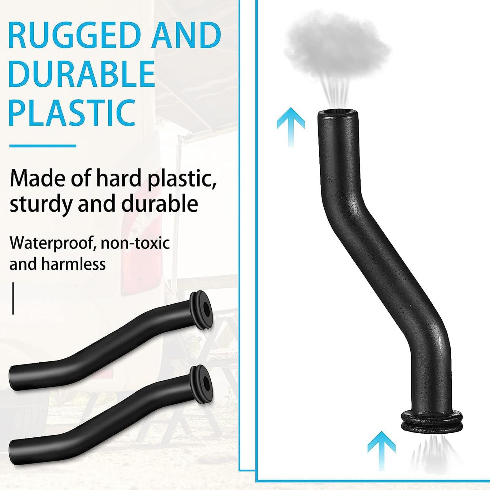 2x6Pcs Lawn Mower Vacuum Hose 596163 Professional Easy to Install Repair Parts