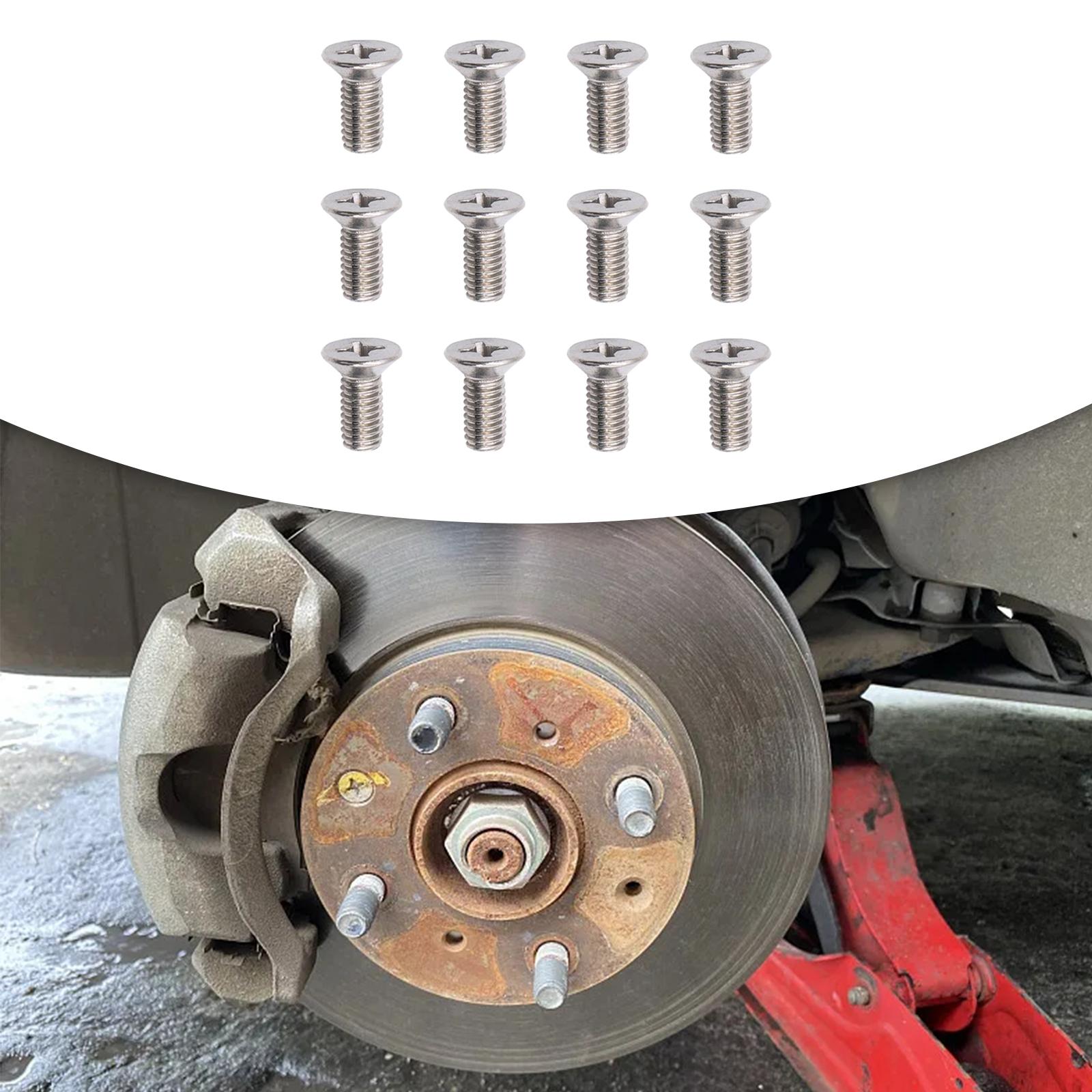2xBrake Disc Rotor Screw Bolts 93600-06014-0H Hardware Replaces for Honda 12pcs
