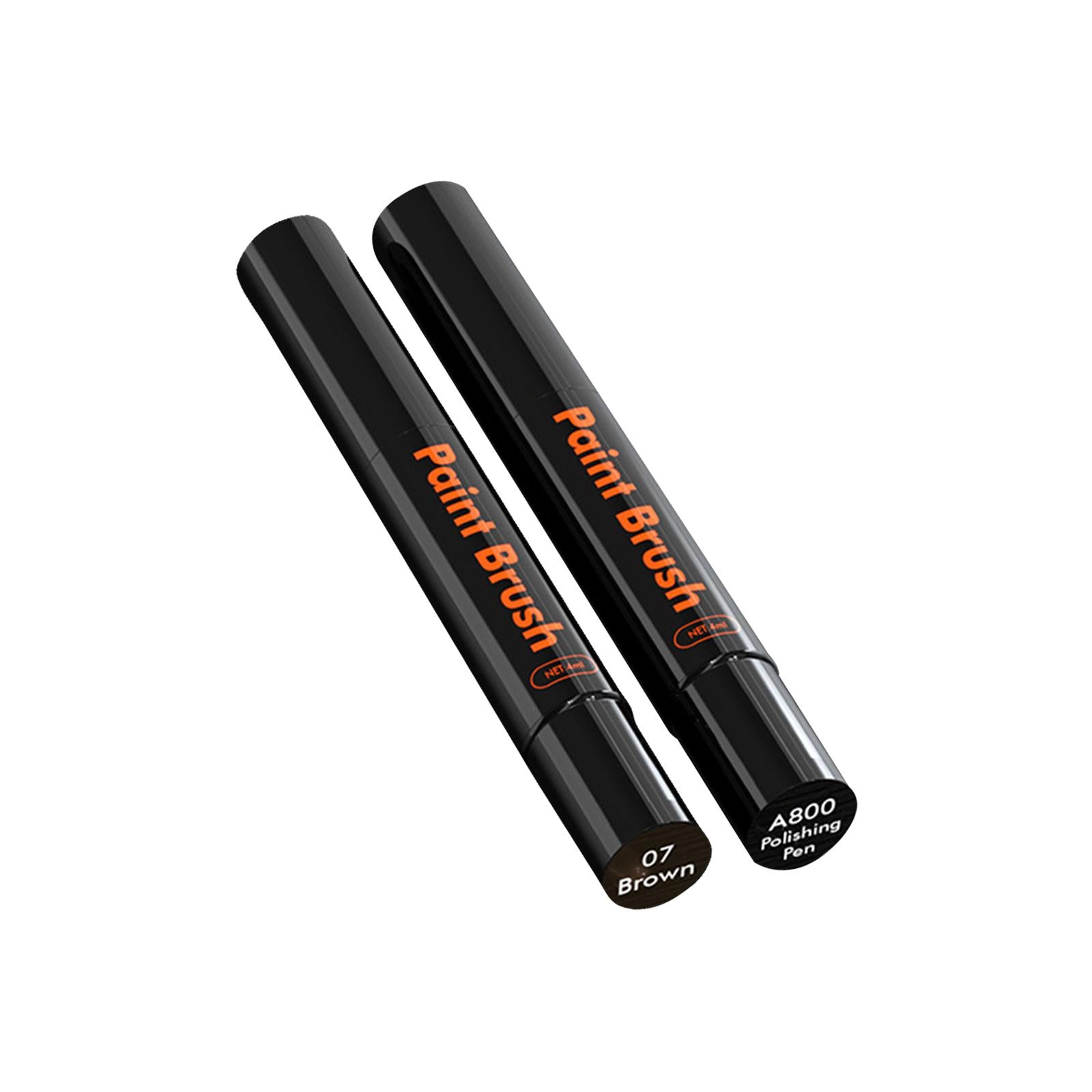 3xTouch up Paint for Cars with Polish Pen Easy Solution Car Scratch Repair Pen Brown