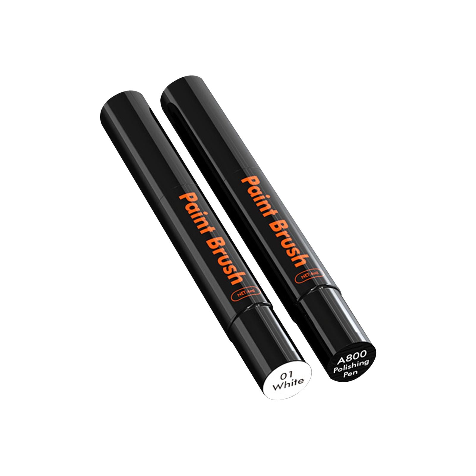 2xTouch up Paint for Cars with Polish Pen Easy Solution Car Scratch Repair Pen White