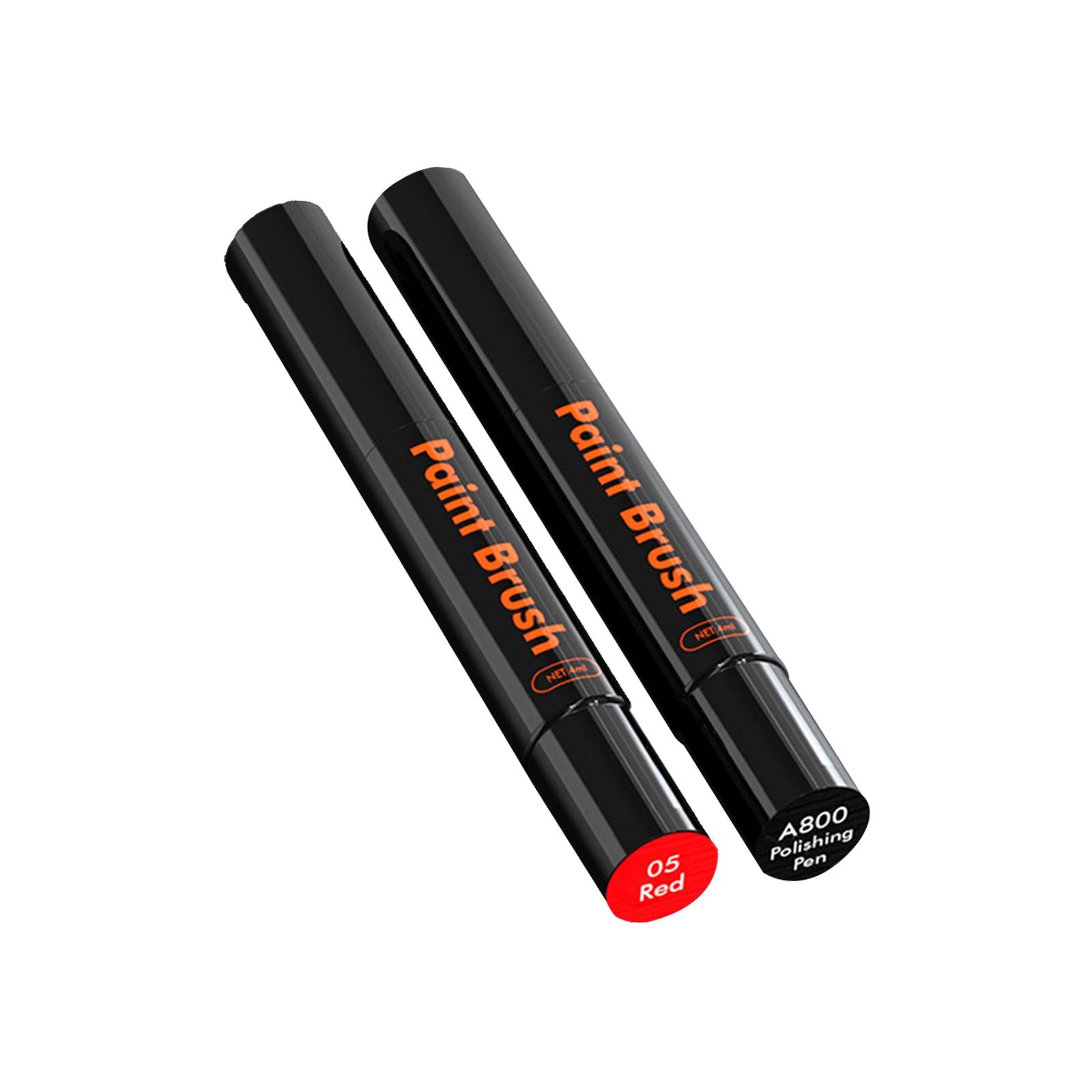 2xTouch up Paint for Cars with Polish Pen Easy Solution Car Scratch Repair Pen Red