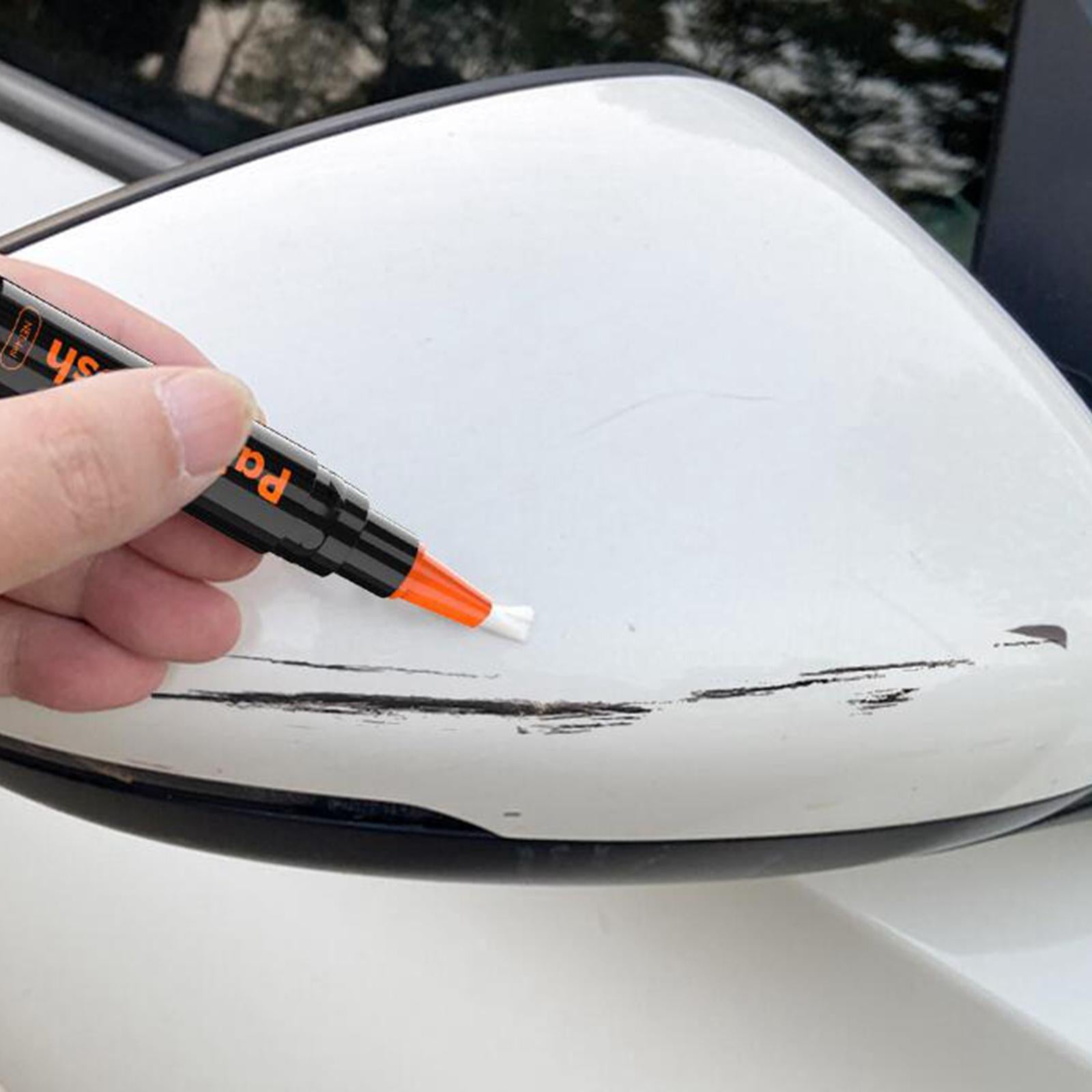 4xTouch up Paint for Cars with Polish Pen Easy Solution Car Scratch Repair Pen Silver