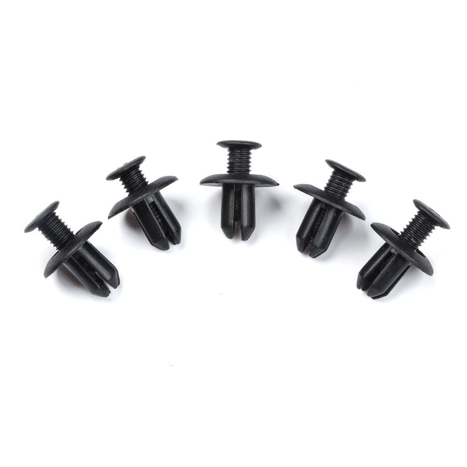 2xRivets Fastener Push Clip Auto Vehicle Door Panel Bumper Retainer Clips 30Pieces