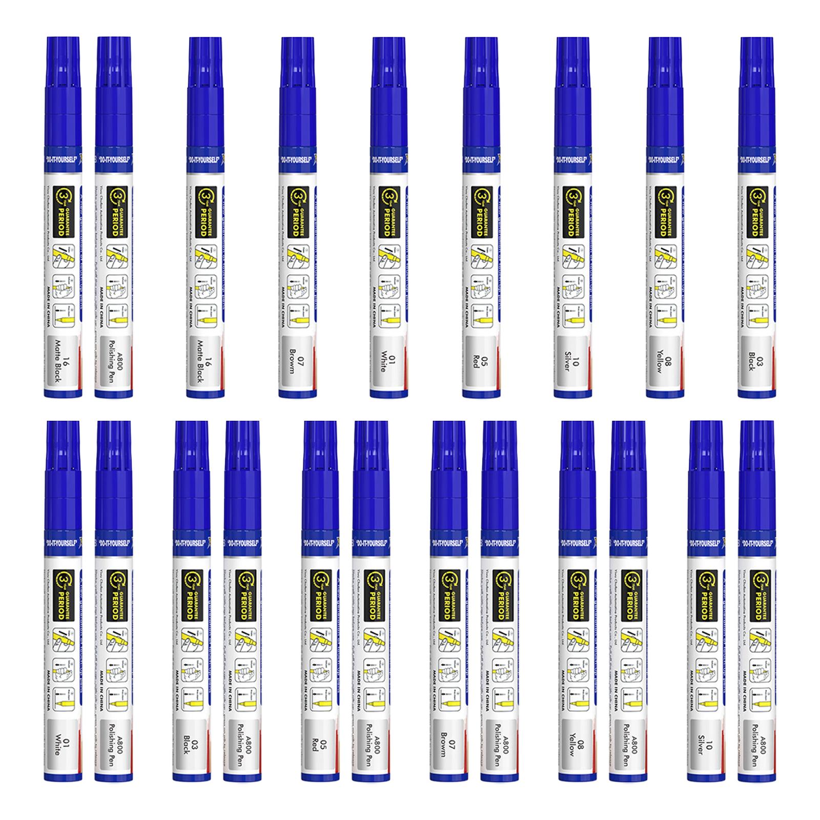 3xTouch up Auto Paint with Polish Pen Replacement Parts Car Scratch Repair Pen