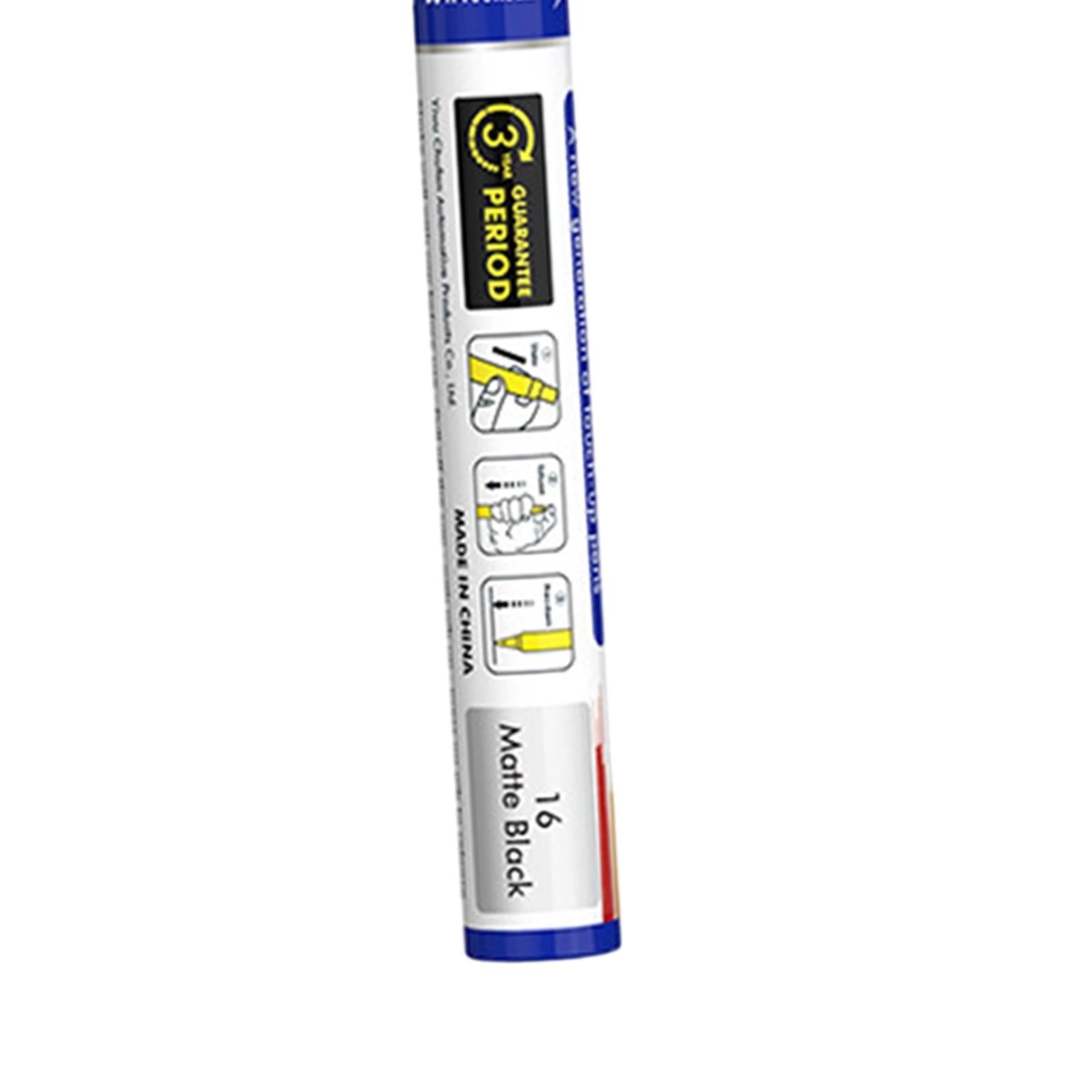 4xCar Touch up Paint Pen Waterproof Supplies Car Scratch Repair Pen Automobile Matte Black