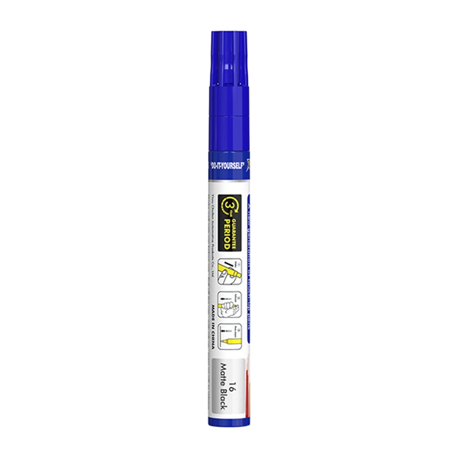 2xCar Touch up Paint Pen Waterproof Supplies Car Scratch Repair Pen Automobile Matte Black