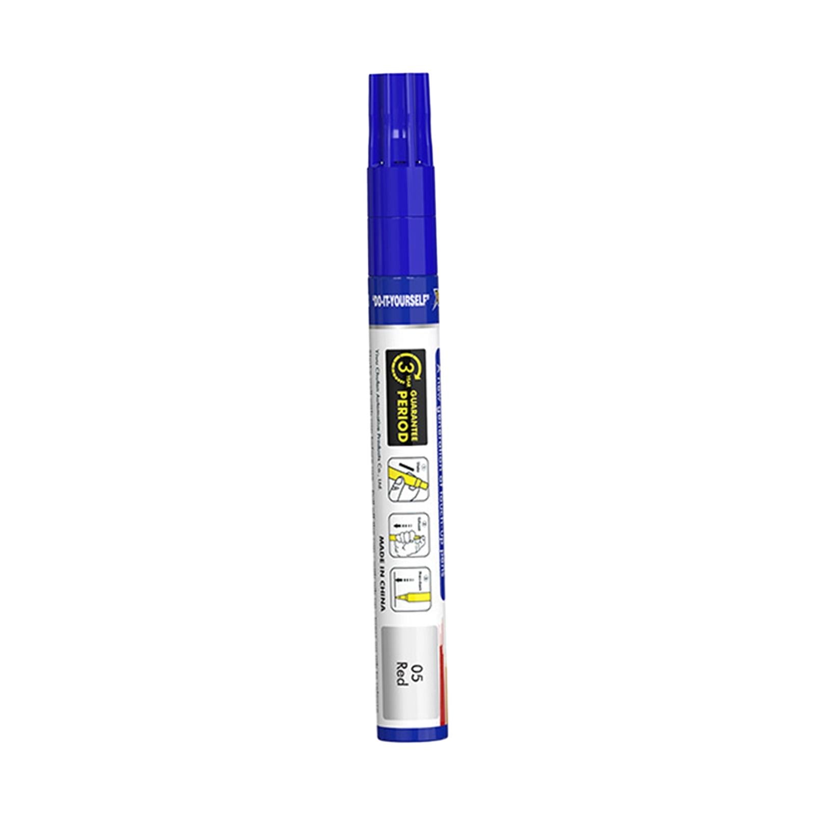 2xCar Touch up Paint Pen Waterproof Supplies Car Scratch Repair Pen Automobile Red