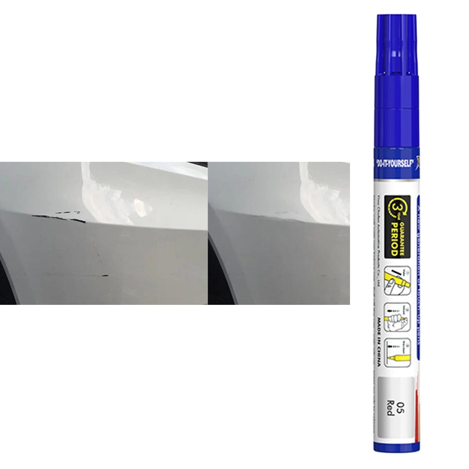 2xCar Touch up Paint Pen Waterproof Supplies Car Scratch Repair Pen Automobile Red
