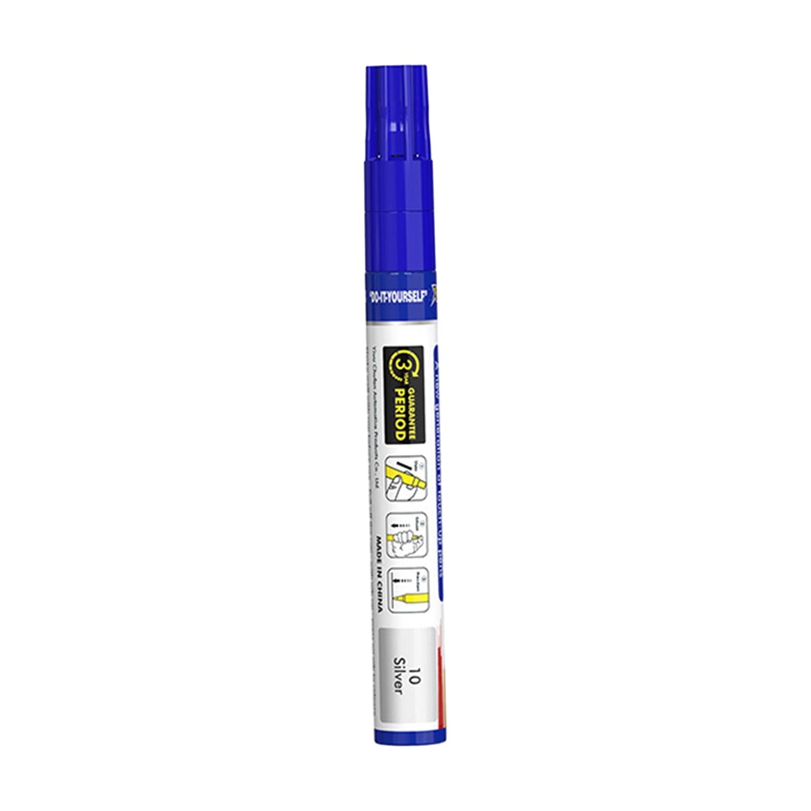 4xCar Touch up Paint Pen Waterproof Supplies Car Scratch Repair Pen Automobile Silver