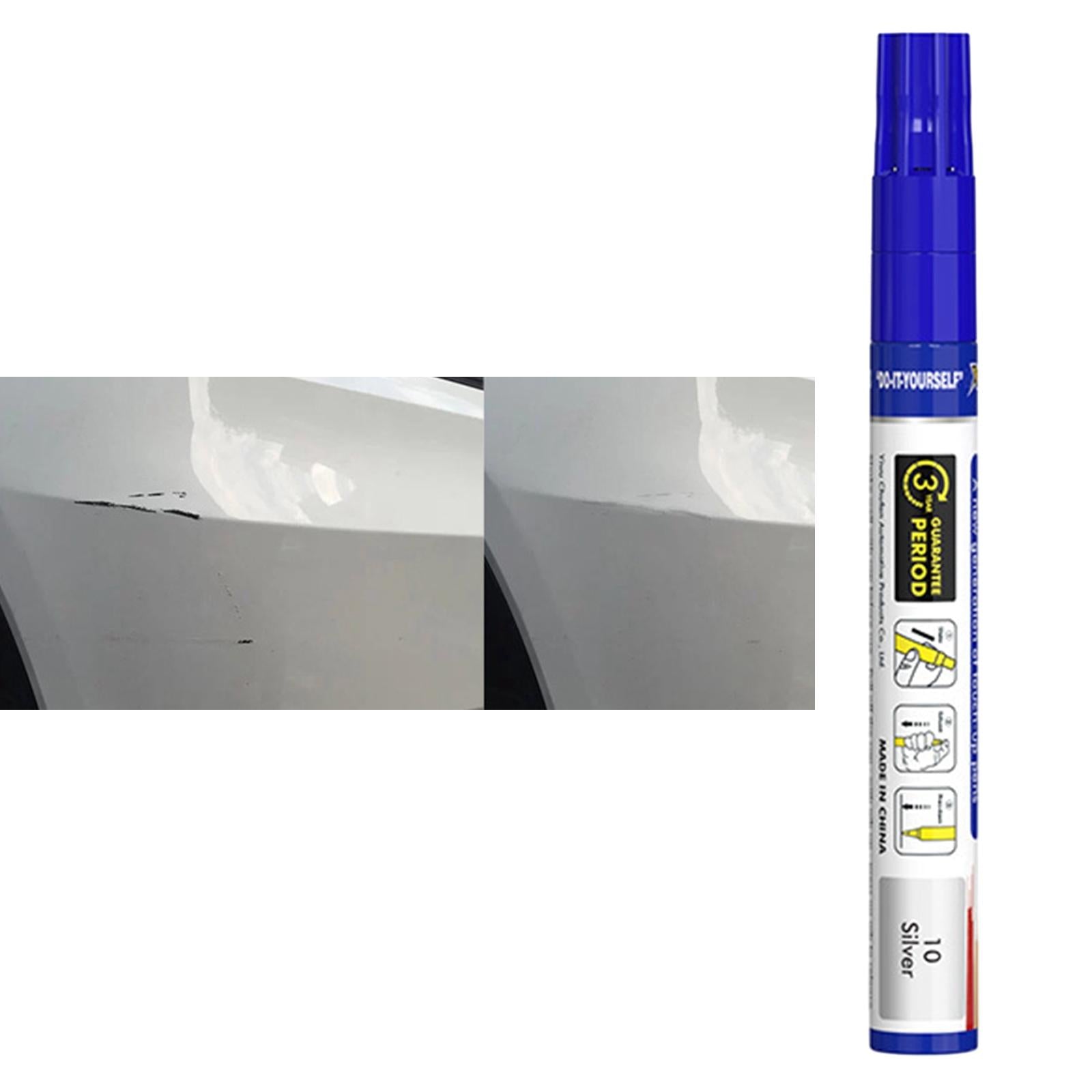 3xCar Touch up Paint Pen Waterproof Supplies Car Scratch Repair Pen Automobile Silver