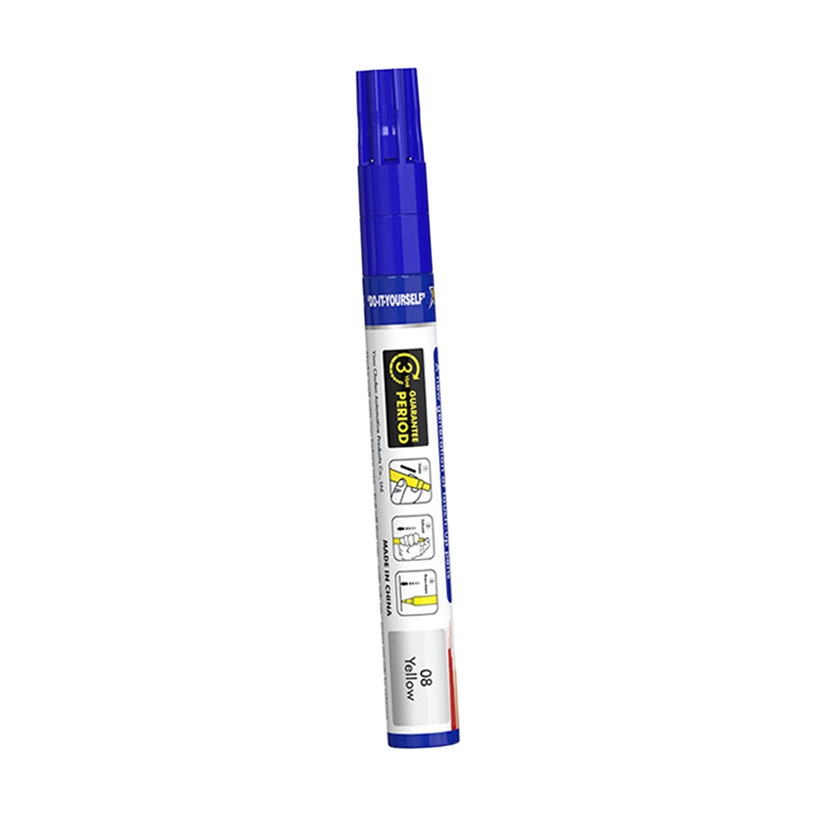4xCar Touch up Paint Pen Waterproof Supplies Car Scratch Repair Pen Automobile Yellow