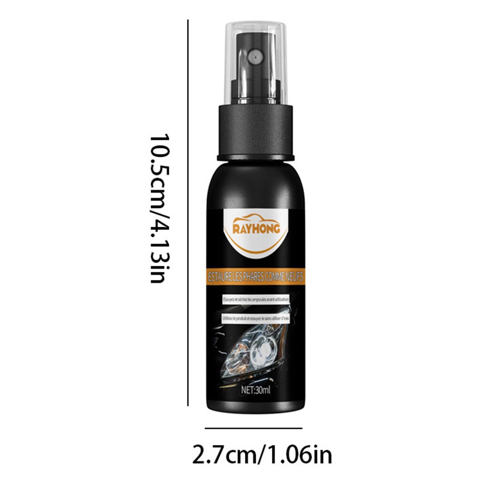 4xCar Headlight Renewal Polish Car Assecories Car Headlight Repair Fluid Spray 30ml Set